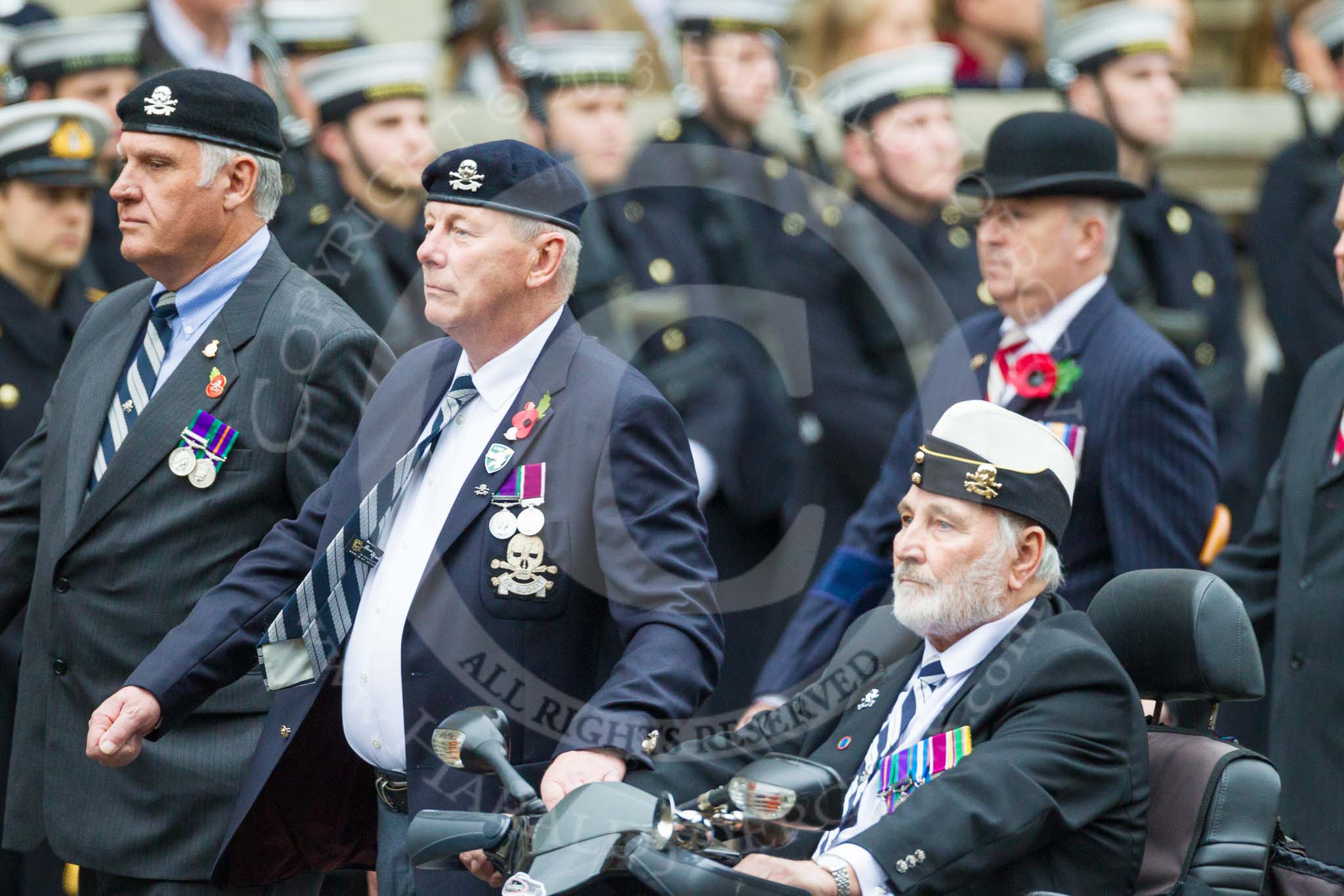 Remembrance Sunday at the Cenotaph 2015: Group B28, The Royal Lancers (New for 2015).
Cenotaph, Whitehall, London SW1,
London,
Greater London,
United Kingdom,
on 08 November 2015 at 11:42, image #220