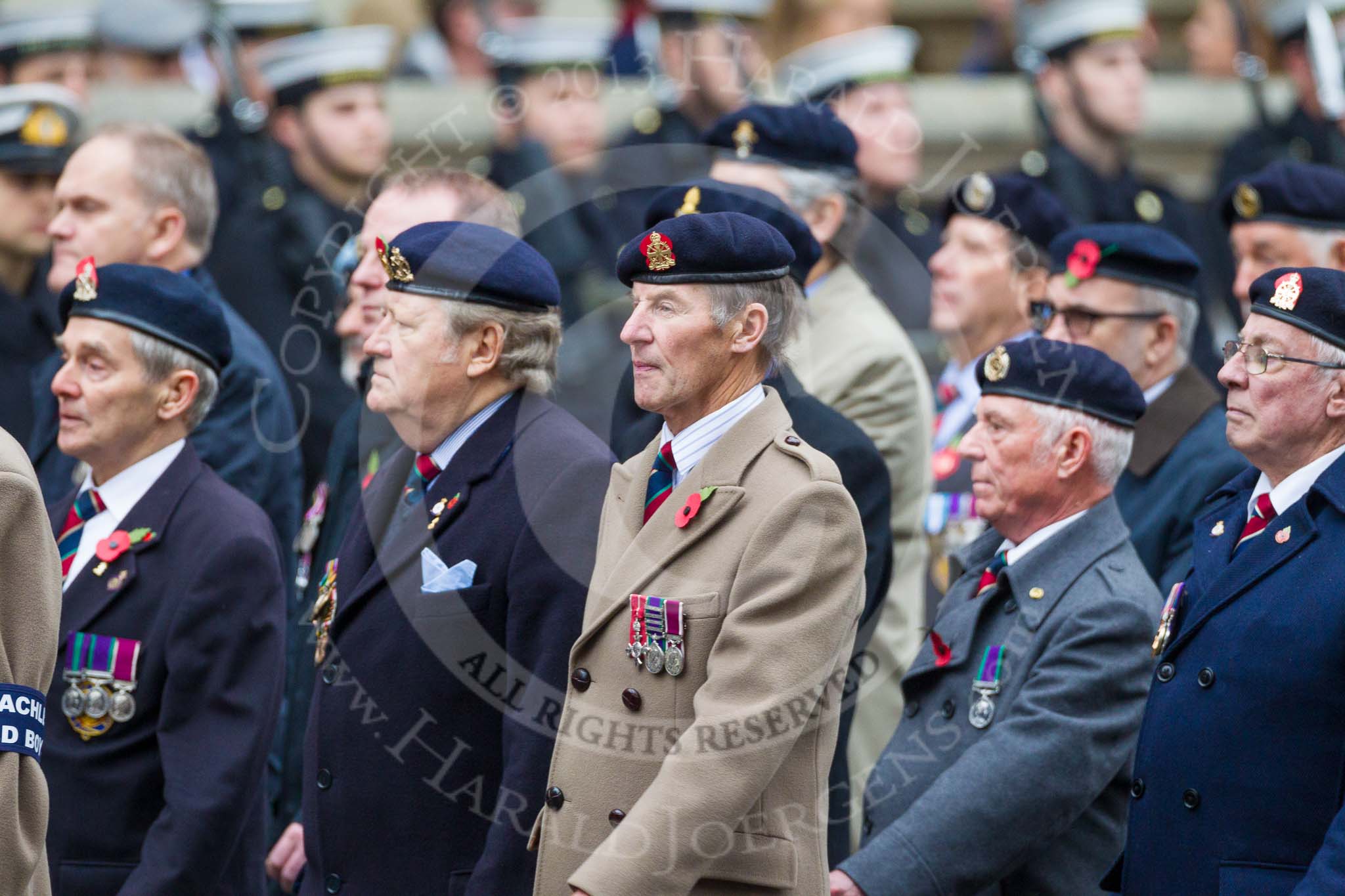 Remembrance Sunday at the Cenotaph 2015: Group B31, Beachley Old Boys Association.
Cenotaph, Whitehall, London SW1,
London,
Greater London,
United Kingdom,
on 08 November 2015 at 11:42, image #242