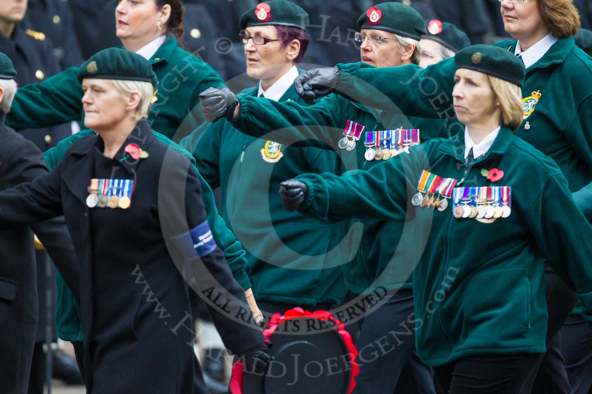 Remembrance Sunday at the Cenotaph 2015: Group B37, Women's Royal Army Corps Association.
Cenotaph, Whitehall, London SW1,
London,
Greater London,
United Kingdom,
on 08 November 2015 at 11:43, image #287
