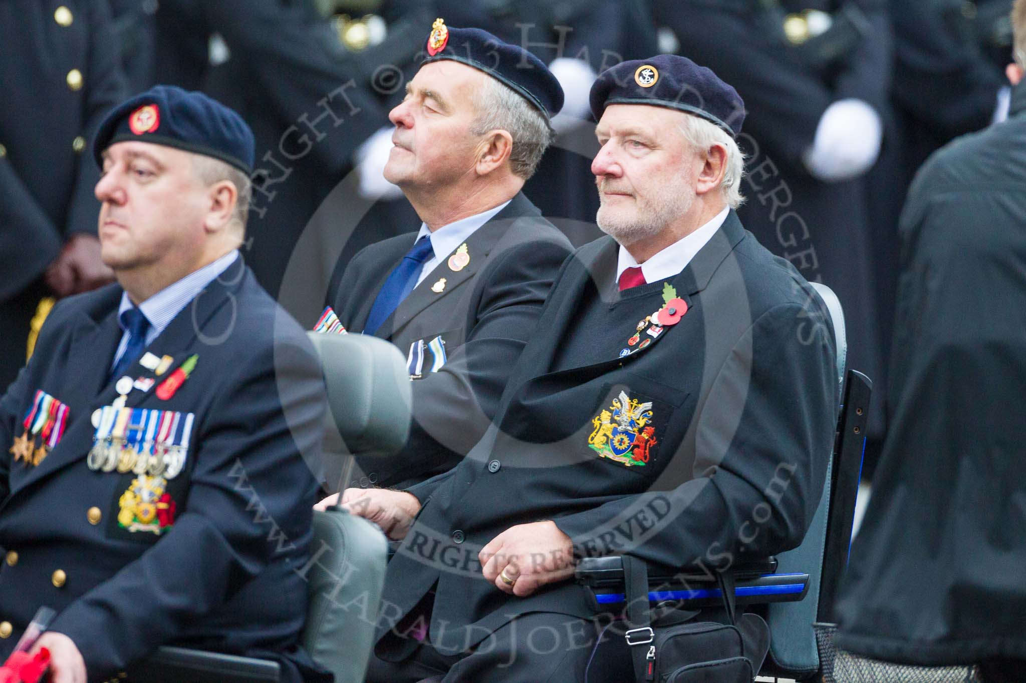 Remembrance Sunday at the Cenotaph 2015: Group B41, British Limbless Ex-Service Men's Association.
Cenotaph, Whitehall, London SW1,
London,
Greater London,
United Kingdom,
on 08 November 2015 at 11:44, image #325