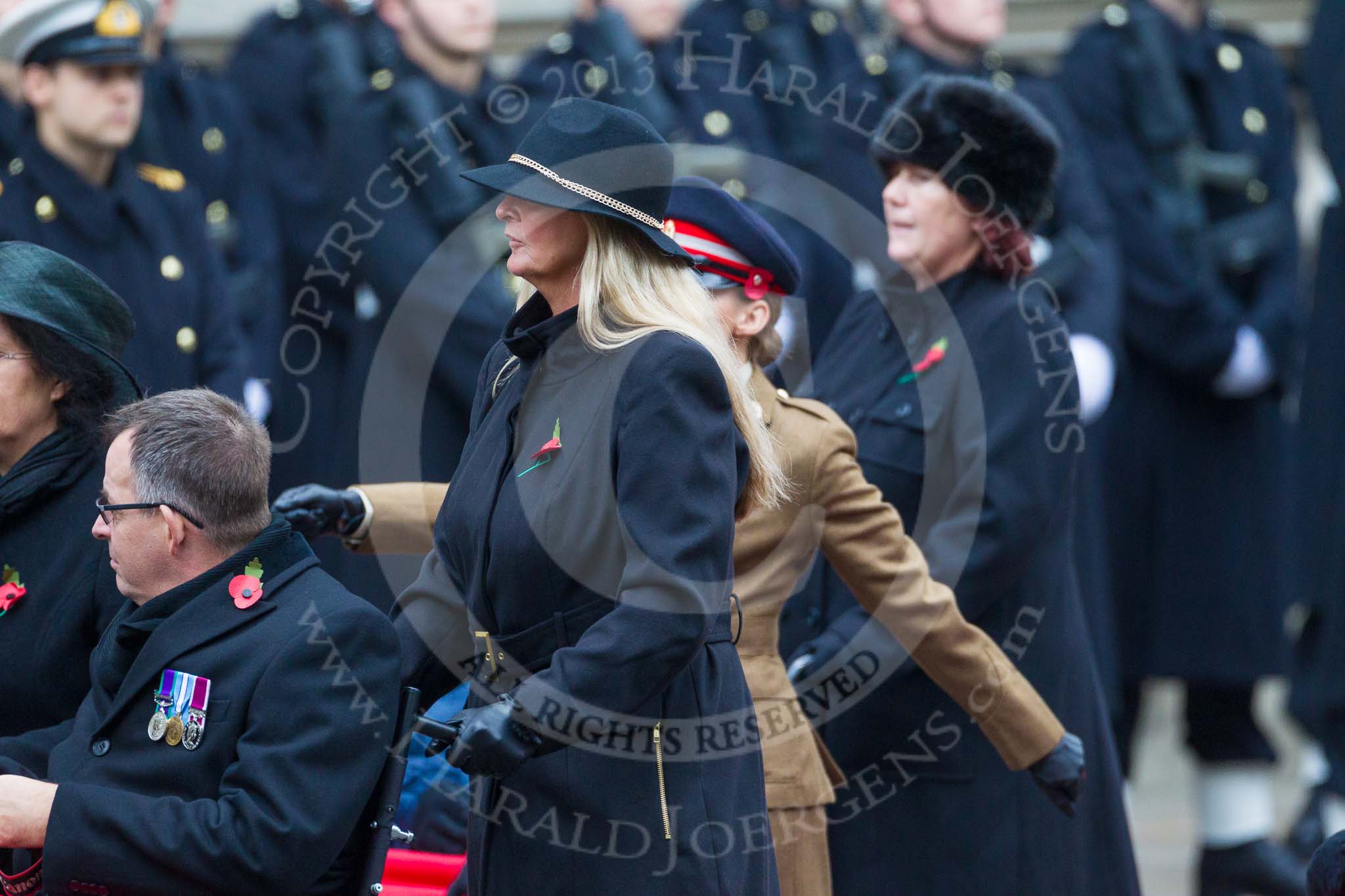 Remembrance Sunday at the Cenotaph 2015: Group B44, Queen Alexandra's Hospital Home for Disabled Ex-Servicemen & Women.
Cenotaph, Whitehall, London SW1,
London,
Greater London,
United Kingdom,
on 08 November 2015 at 11:45, image #360