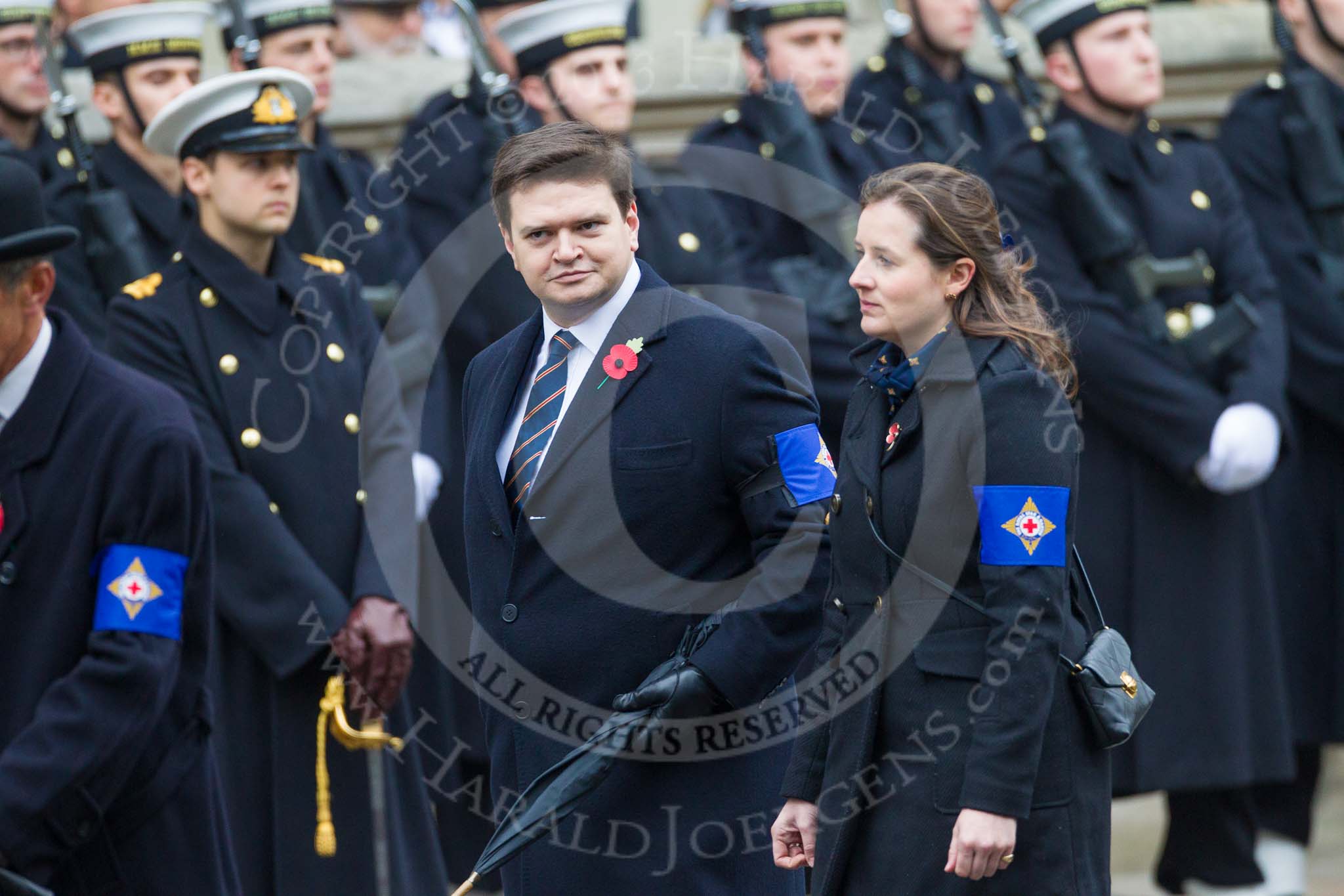Remembrance Sunday at the Cenotaph 2015: Group B45, The Royal Star & Garter Homes.
Cenotaph, Whitehall, London SW1,
London,
Greater London,
United Kingdom,
on 08 November 2015 at 11:45, image #370