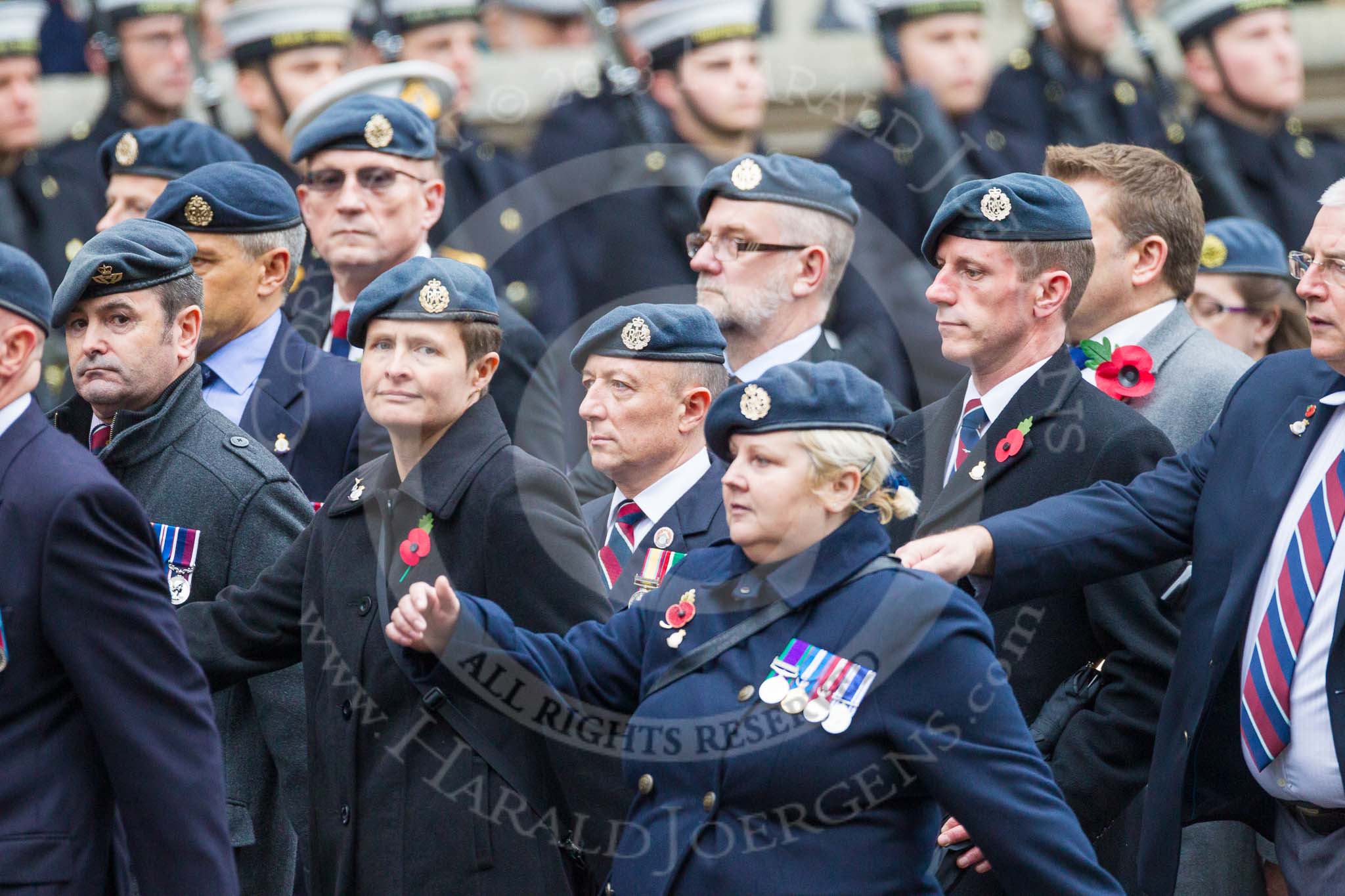 Remembrance Sunday at the Cenotaph 2015: Group C1, Royal Air Forces Association.
Cenotaph, Whitehall, London SW1,
London,
Greater London,
United Kingdom,
on 08 November 2015 at 11:46, image #400
