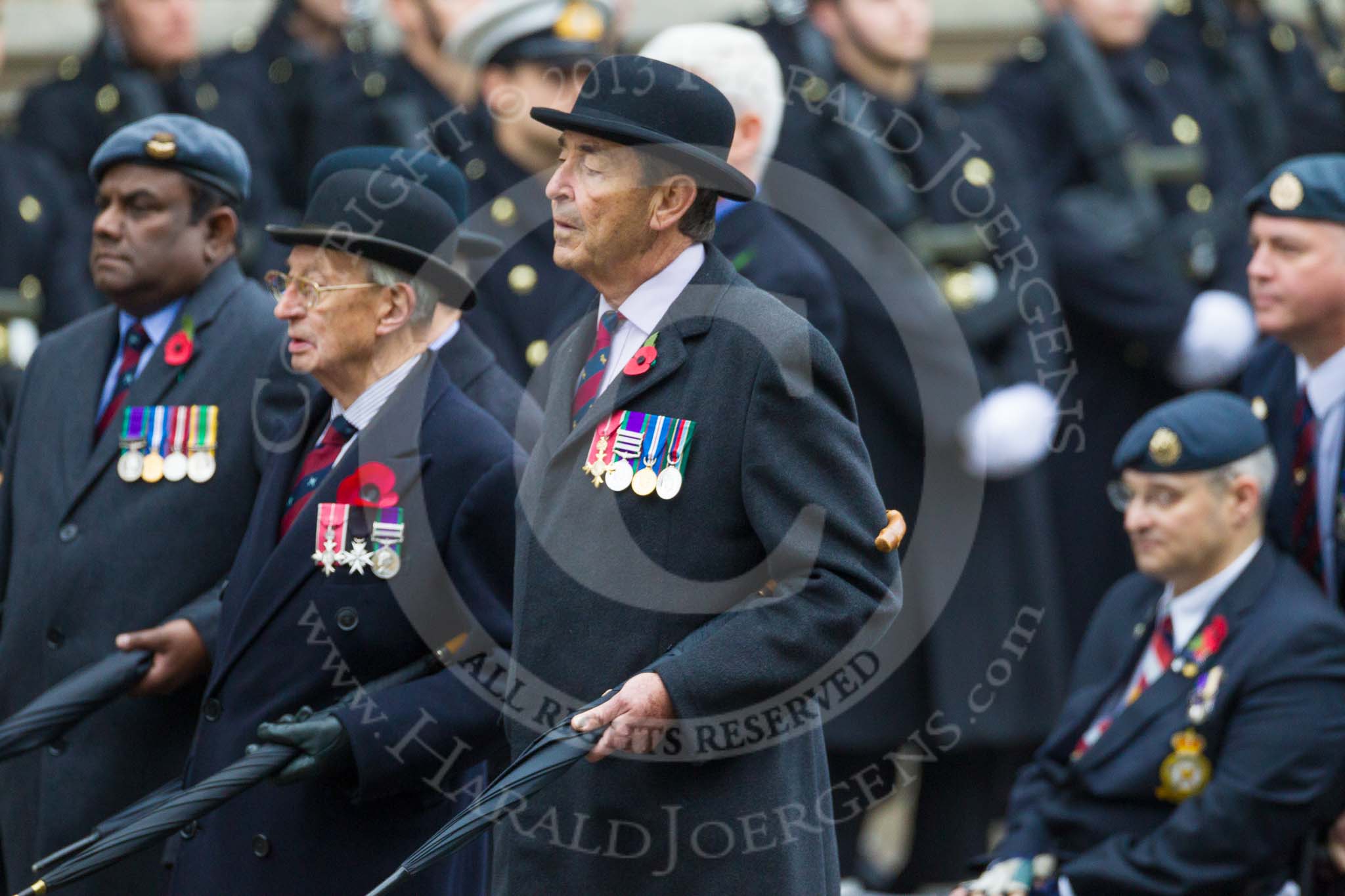 Remembrance Sunday at the Cenotaph 2015: C2, Royal Air Force Regiment Association.
Cenotaph, Whitehall, London SW1,
London,
Greater London,
United Kingdom,
on 08 November 2015 at 11:47, image #412