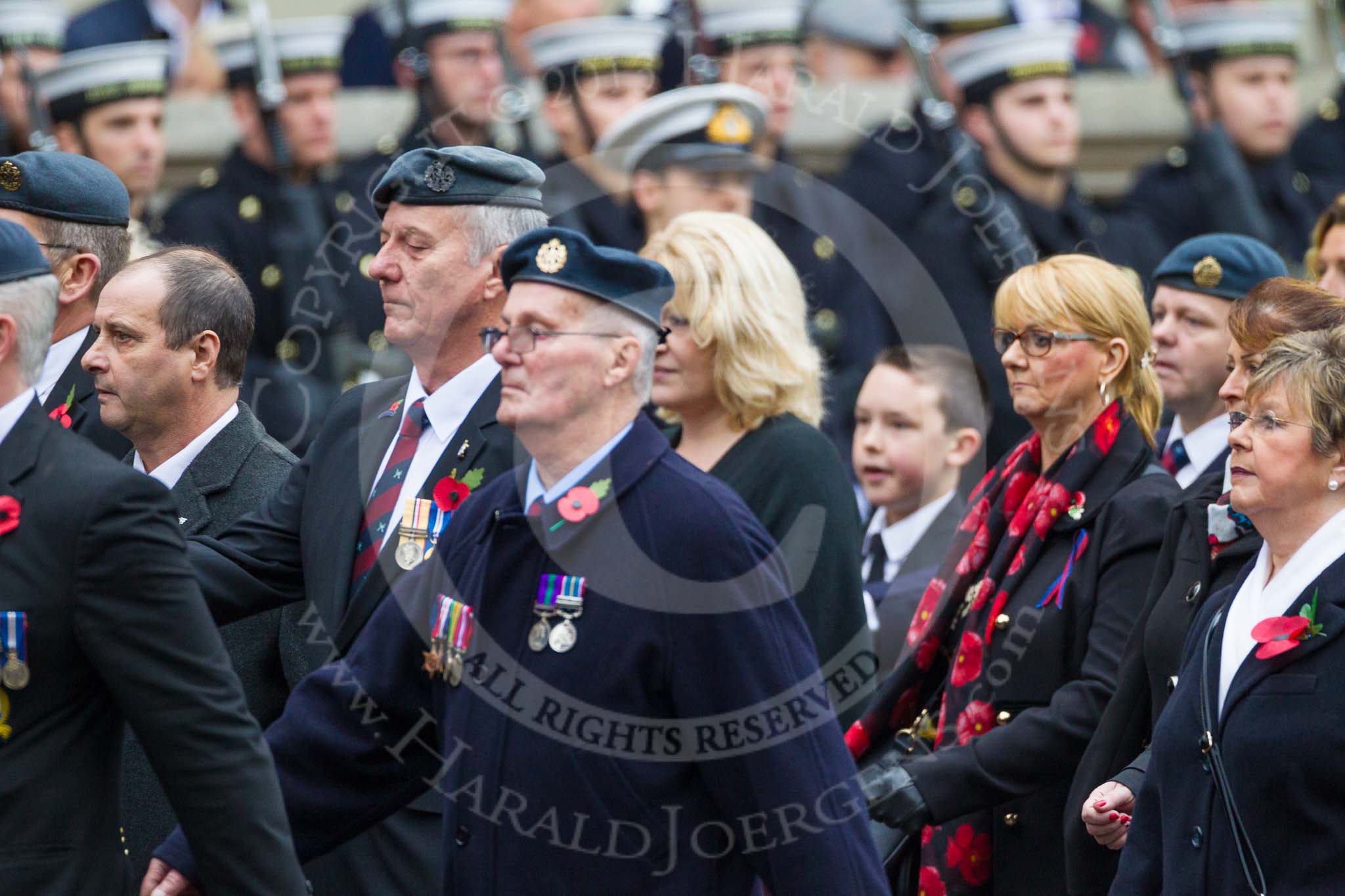 Remembrance Sunday at the Cenotaph 2015: C2, Royal Air Force Regiment Association.
Cenotaph, Whitehall, London SW1,
London,
Greater London,
United Kingdom,
on 08 November 2015 at 11:47, image #432