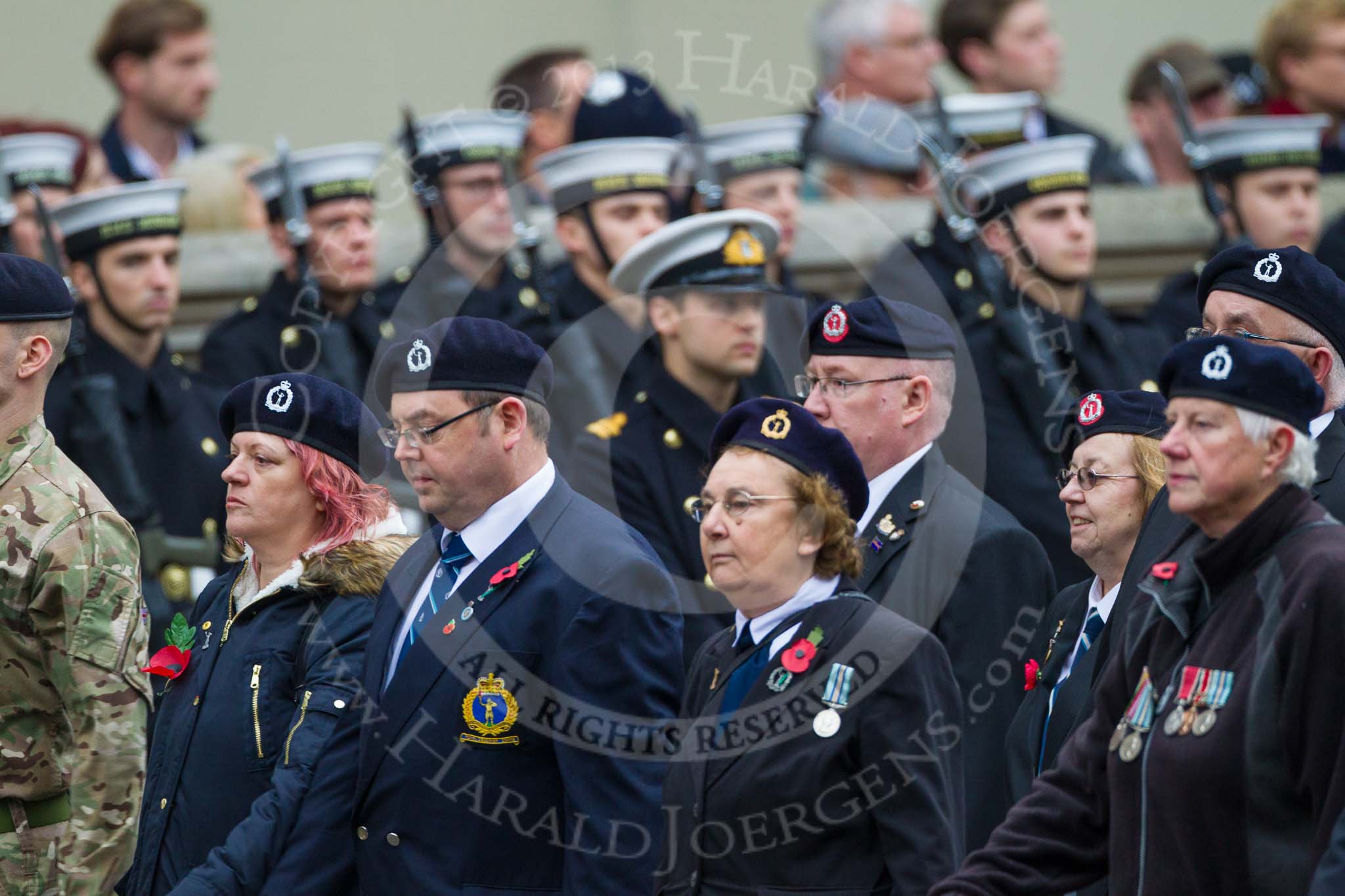 Remembrance Sunday at the Cenotaph 2015: Group C4, Royal Observer Corps Association (Anniversary).
Cenotaph, Whitehall, London SW1,
London,
Greater London,
United Kingdom,
on 08 November 2015 at 11:47, image #442