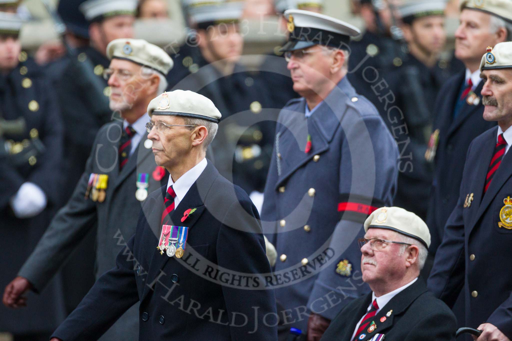 Remembrance Sunday at the Cenotaph 2015: Group C24, Royal Air Force Police Association.
Cenotaph, Whitehall, London SW1,
London,
Greater London,
United Kingdom,
on 08 November 2015 at 11:50, image #562