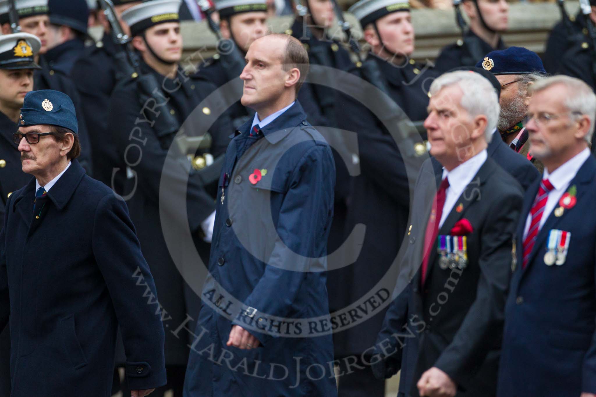 Remembrance Sunday at the Cenotaph 2015: Group D2, Stoll.
Cenotaph, Whitehall, London SW1,
London,
Greater London,
United Kingdom,
on 08 November 2015 at 11:51, image #587