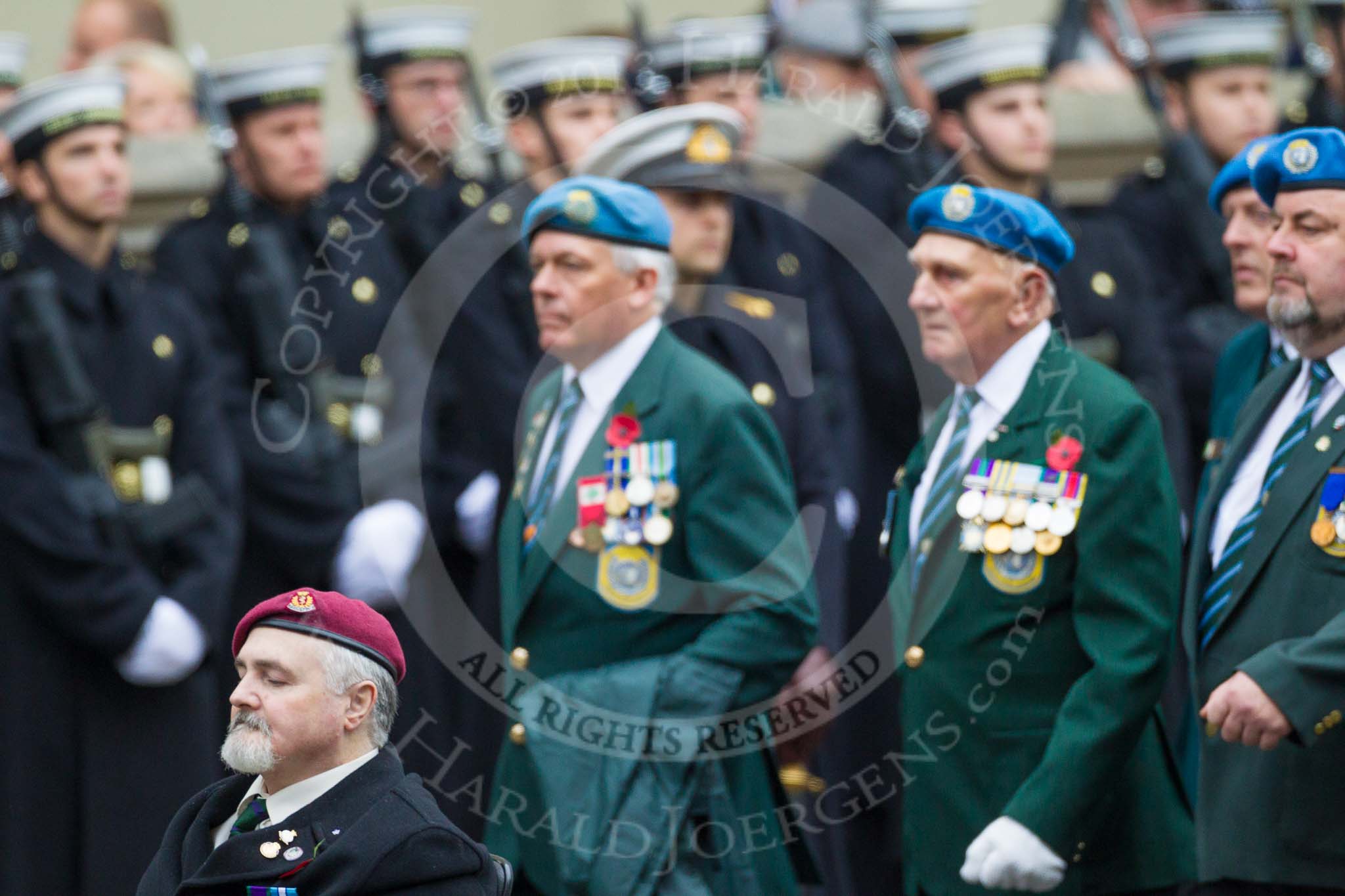 Remembrance Sunday at the Cenotaph 2015: Group D6, Northern Ireland Veterans' Association.
Cenotaph, Whitehall, London SW1,
London,
Greater London,
United Kingdom,
on 08 November 2015 at 11:52, image #621