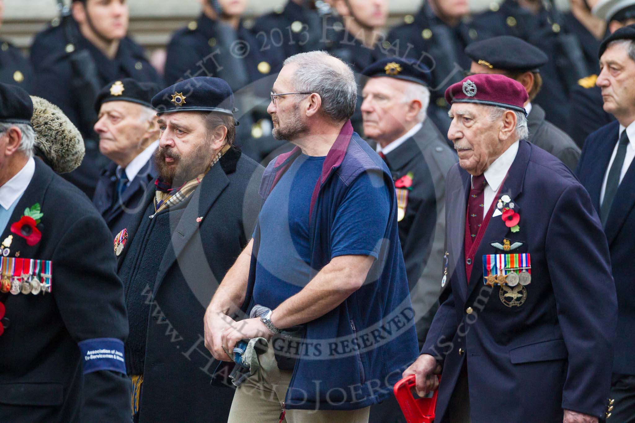 Remembrance Sunday at the Cenotaph 2015: Group D13, Association of Jewish Ex-Servicemen & Women.
Cenotaph, Whitehall, London SW1,
London,
Greater London,
United Kingdom,
on 08 November 2015 at 11:53, image #648