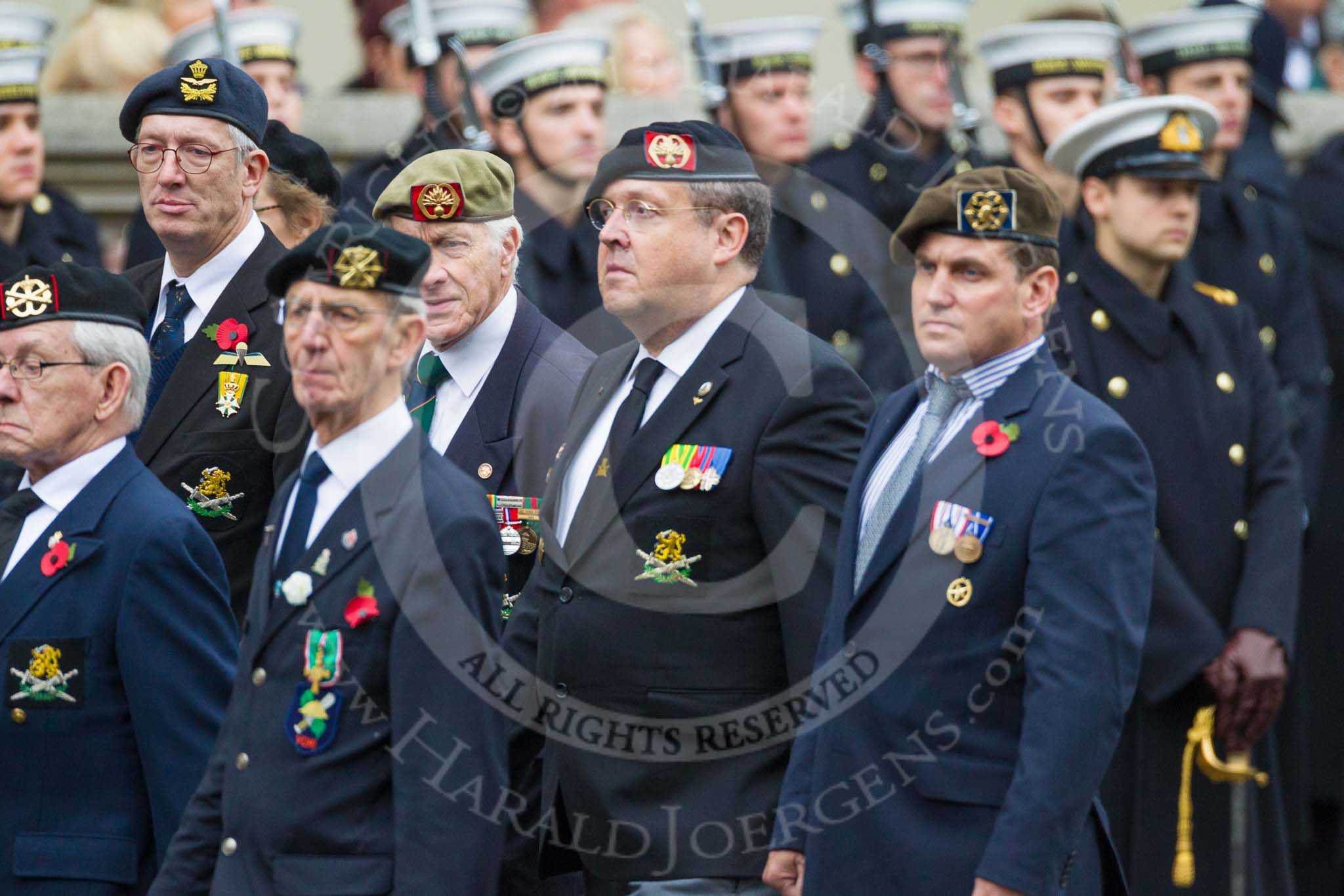 Remembrance Sunday at the Cenotaph 2015: Group D20, Bond Van Wapenbroeders.
Cenotaph, Whitehall, London SW1,
London,
Greater London,
United Kingdom,
on 08 November 2015 at 11:55, image #715