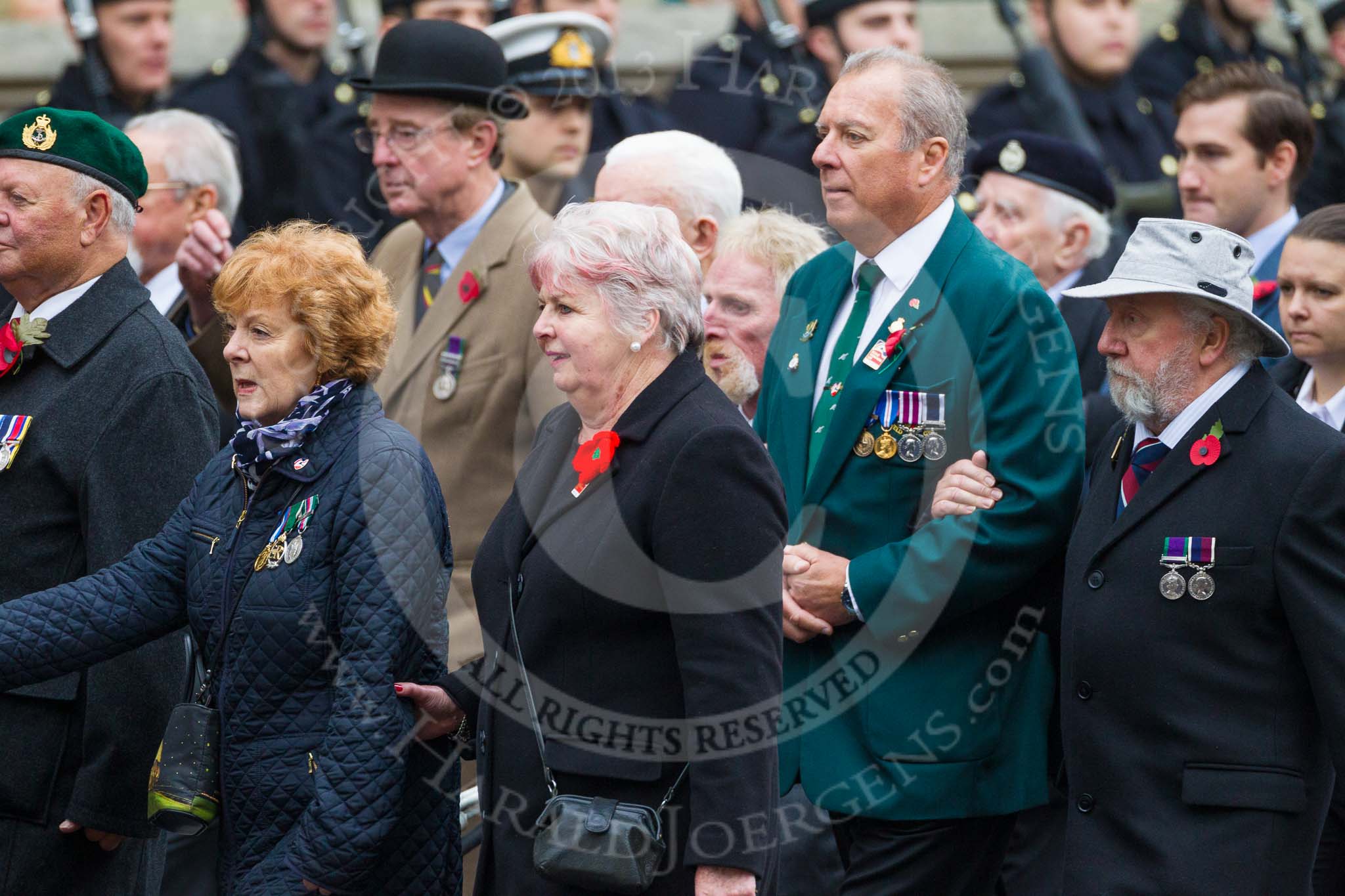 Remembrance Sunday at the Cenotaph 2015: Group F1, Blind Veterans UK.
Cenotaph, Whitehall, London SW1,
London,
Greater London,
United Kingdom,
on 08 November 2015 at 11:57, image #777