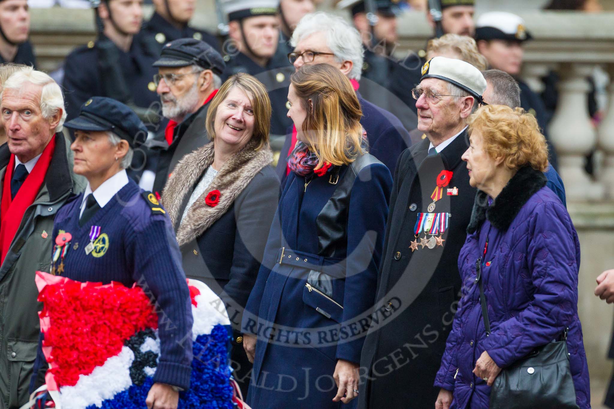 Remembrance Sunday at the Cenotaph 2015: Group E3, Merchant Navy Association.
Cenotaph, Whitehall, London SW1,
London,
Greater London,
United Kingdom,
on 08 November 2015 at 11:59, image #830