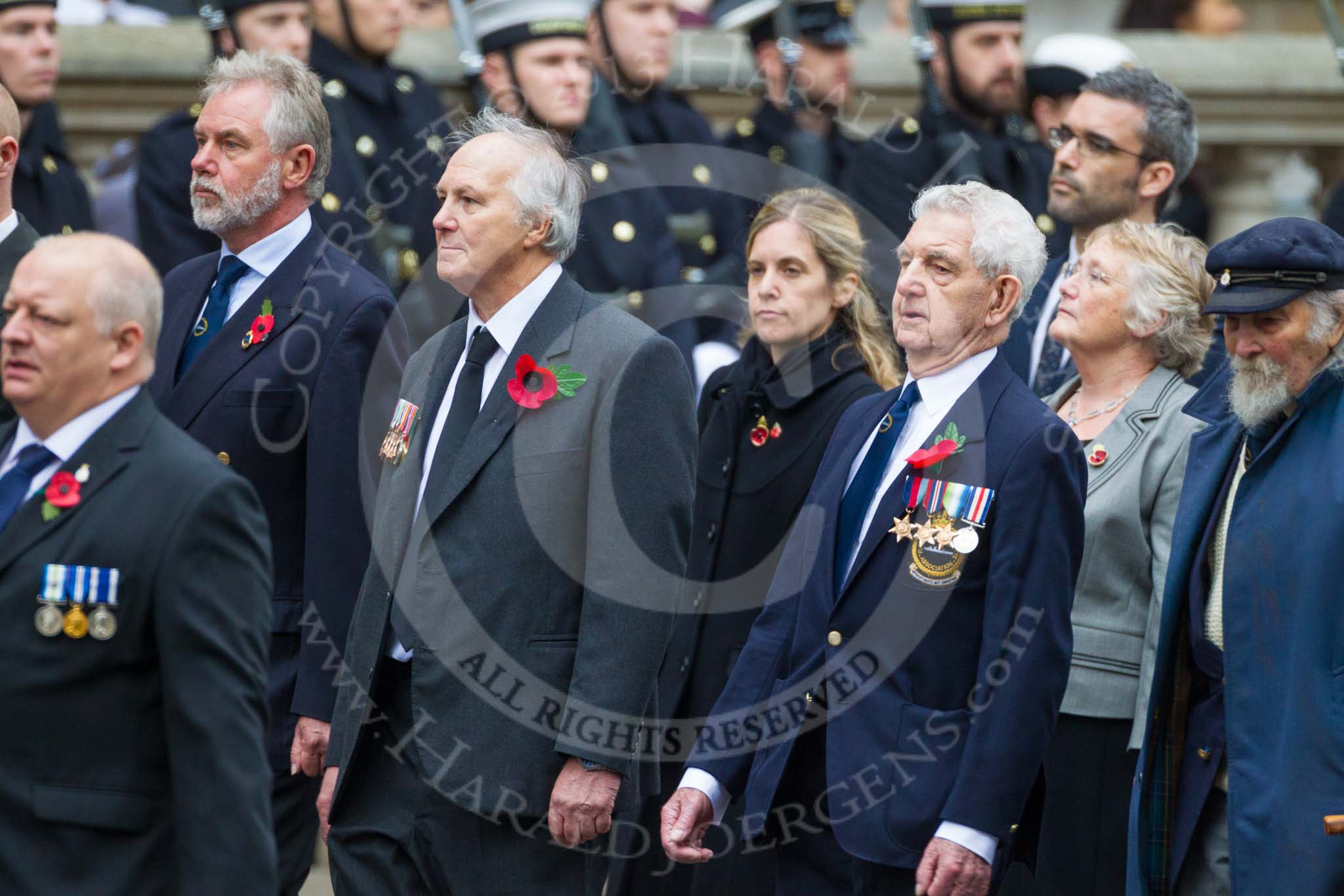 Remembrance Sunday at the Cenotaph 2015: Group E4, Sea Harrier Association.
Cenotaph, Whitehall, London SW1,
London,
Greater London,
United Kingdom,
on 08 November 2015 at 11:59, image #838