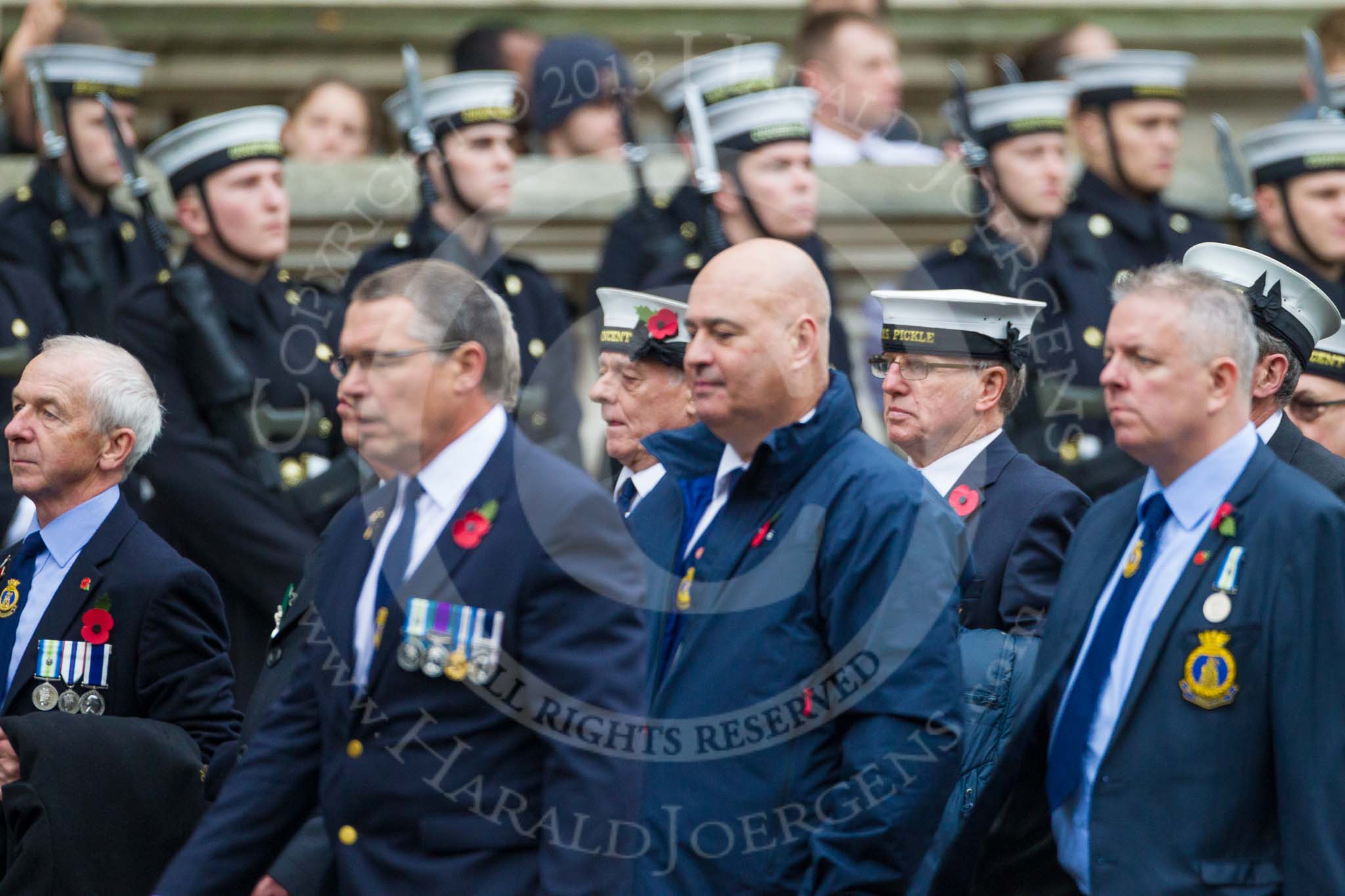 Remembrance Sunday at the Cenotaph 2015: Group E11, HMS Glasgow Association.
Cenotaph, Whitehall, London SW1,
London,
Greater London,
United Kingdom,
on 08 November 2015 at 12:00, image #863