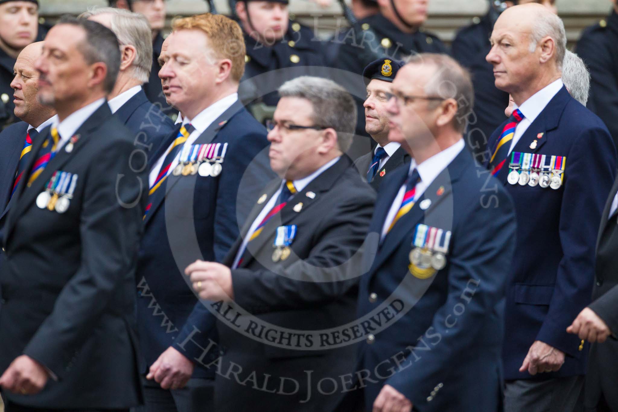 Remembrance Sunday at the Cenotaph 2015: Group E28, Aircraft Handlers Association.
Cenotaph, Whitehall, London SW1,
London,
Greater London,
United Kingdom,
on 08 November 2015 at 12:02, image #957