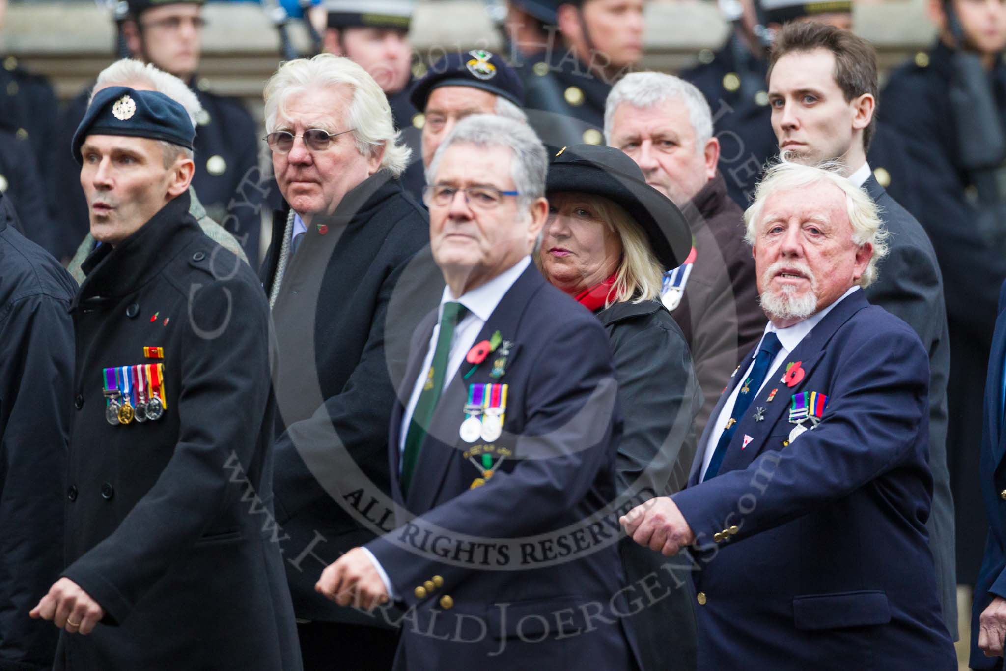 Remembrance Sunday at the Cenotaph 2015: Group E32, Fleet Air Arm Armourers Association.
Cenotaph, Whitehall, London SW1,
London,
Greater London,
United Kingdom,
on 08 November 2015 at 12:03, image #975