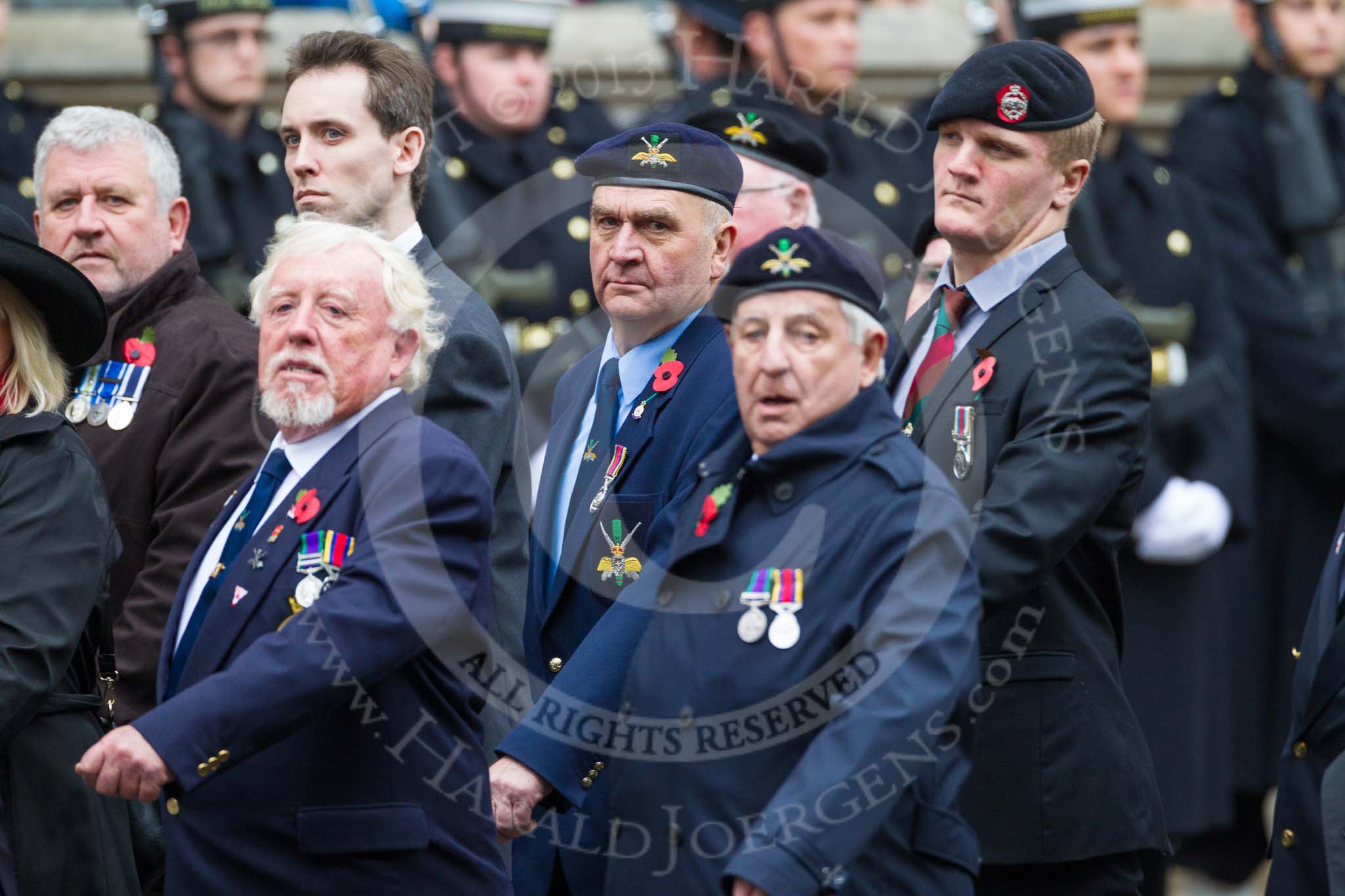 Remembrance Sunday at the Cenotaph 2015: Group E32, Fleet Air Arm Armourers Association.
Cenotaph, Whitehall, London SW1,
London,
Greater London,
United Kingdom,
on 08 November 2015 at 12:03, image #976