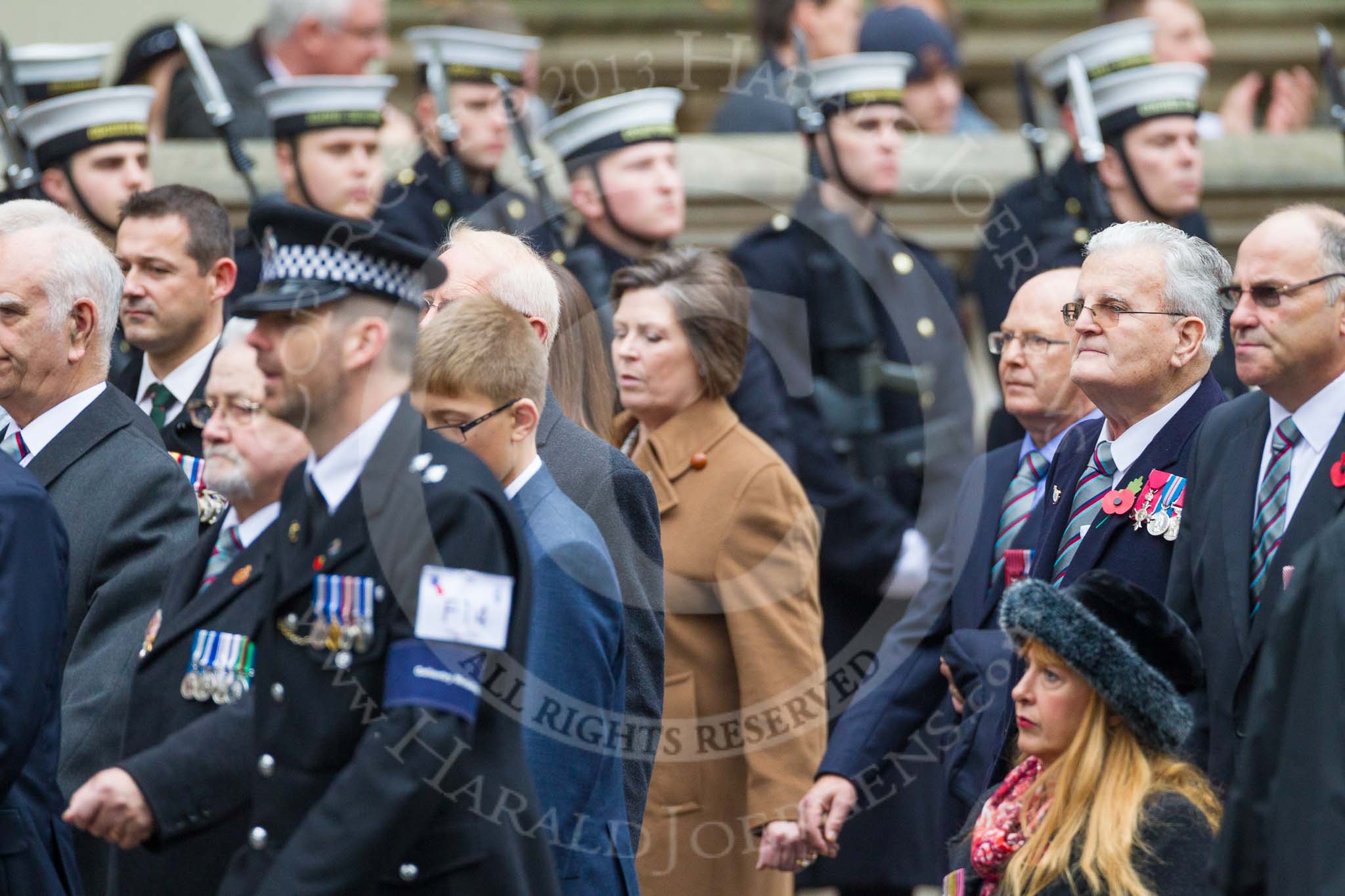 Remembrance Sunday at the Cenotaph 2015: Group F14, Gallantry Medallists League.
Cenotaph, Whitehall, London SW1,
London,
Greater London,
United Kingdom,
on 08 November 2015 at 12:05, image #1068