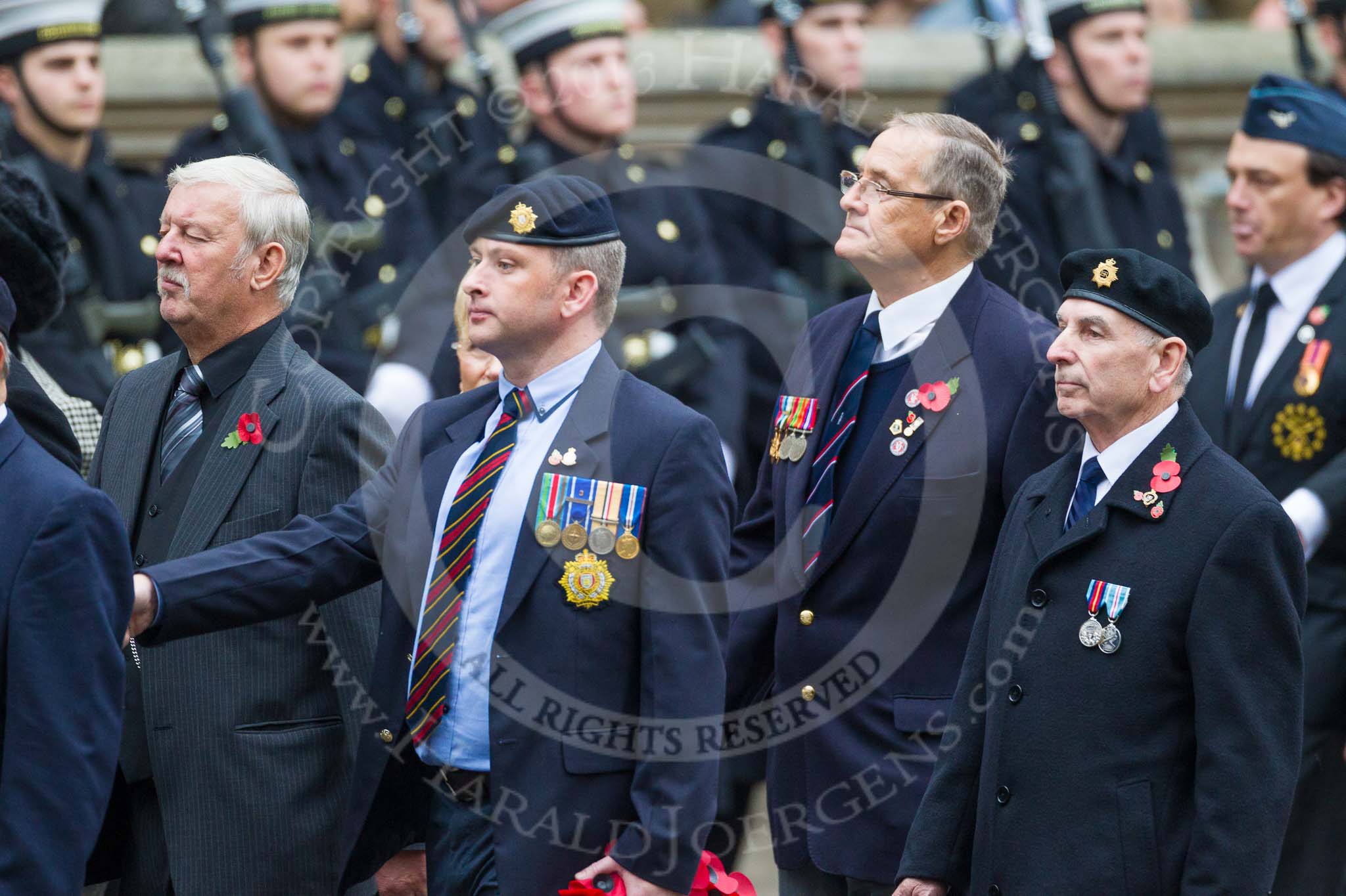 Remembrance Sunday at the Cenotaph 2015: Group F17, Fellowship of the Services.
Cenotaph, Whitehall, London SW1,
London,
Greater London,
United Kingdom,
on 08 November 2015 at 12:06, image #1094