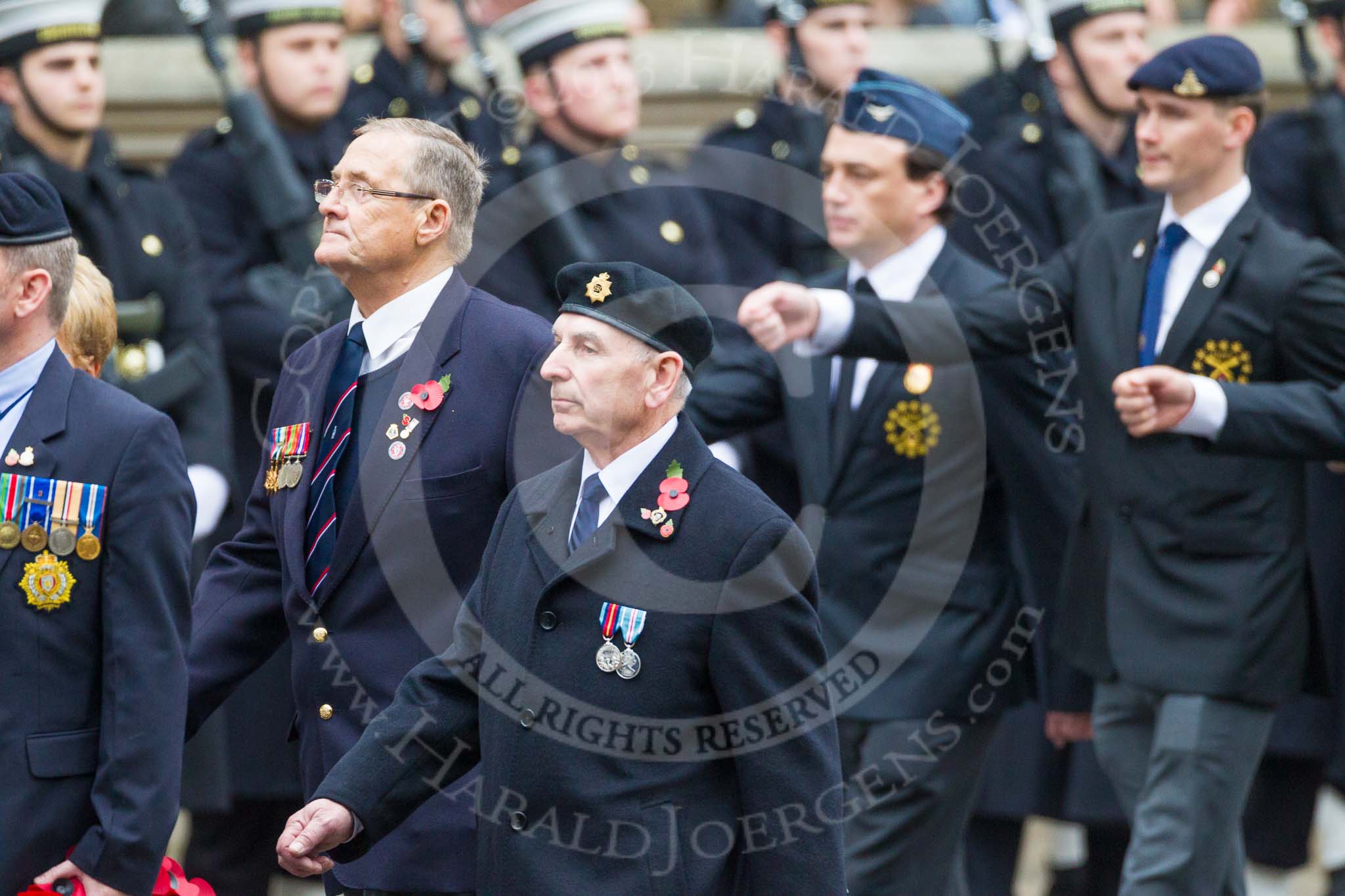 Remembrance Sunday at the Cenotaph 2015: Group F17, Fellowship of the Services.
Cenotaph, Whitehall, London SW1,
London,
Greater London,
United Kingdom,
on 08 November 2015 at 12:06, image #1095