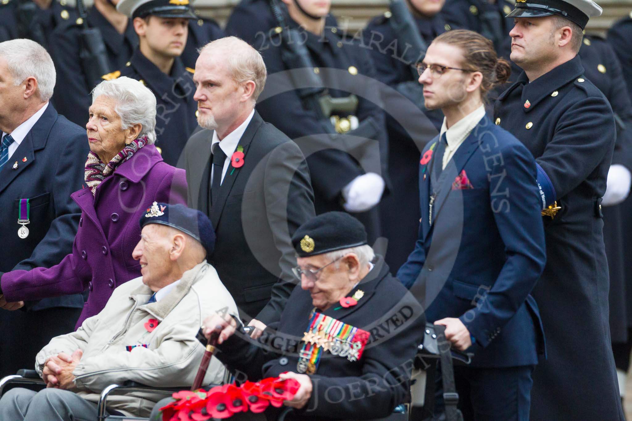 Remembrance Sunday at the Cenotaph 2015: Group F24, The Spirit of Normandy Trust.
Cenotaph, Whitehall, London SW1,
London,
Greater London,
United Kingdom,
on 08 November 2015 at 12:07, image #1131