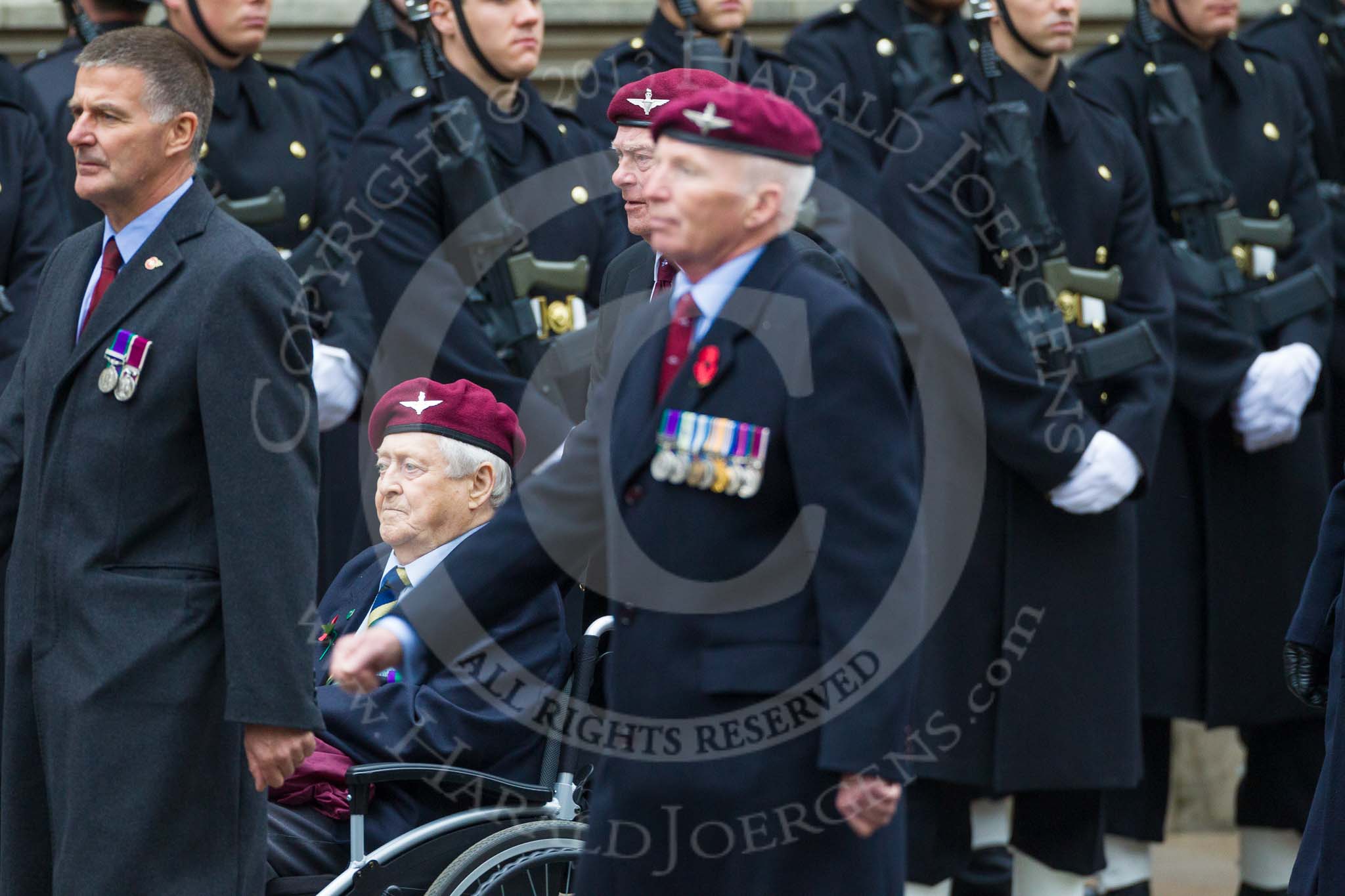 Remembrance Sunday at the Cenotaph 2015: Group A3, Parachute Regimental Association.
Cenotaph, Whitehall, London SW1,
London,
Greater London,
United Kingdom,
on 08 November 2015 at 12:08, image #1183