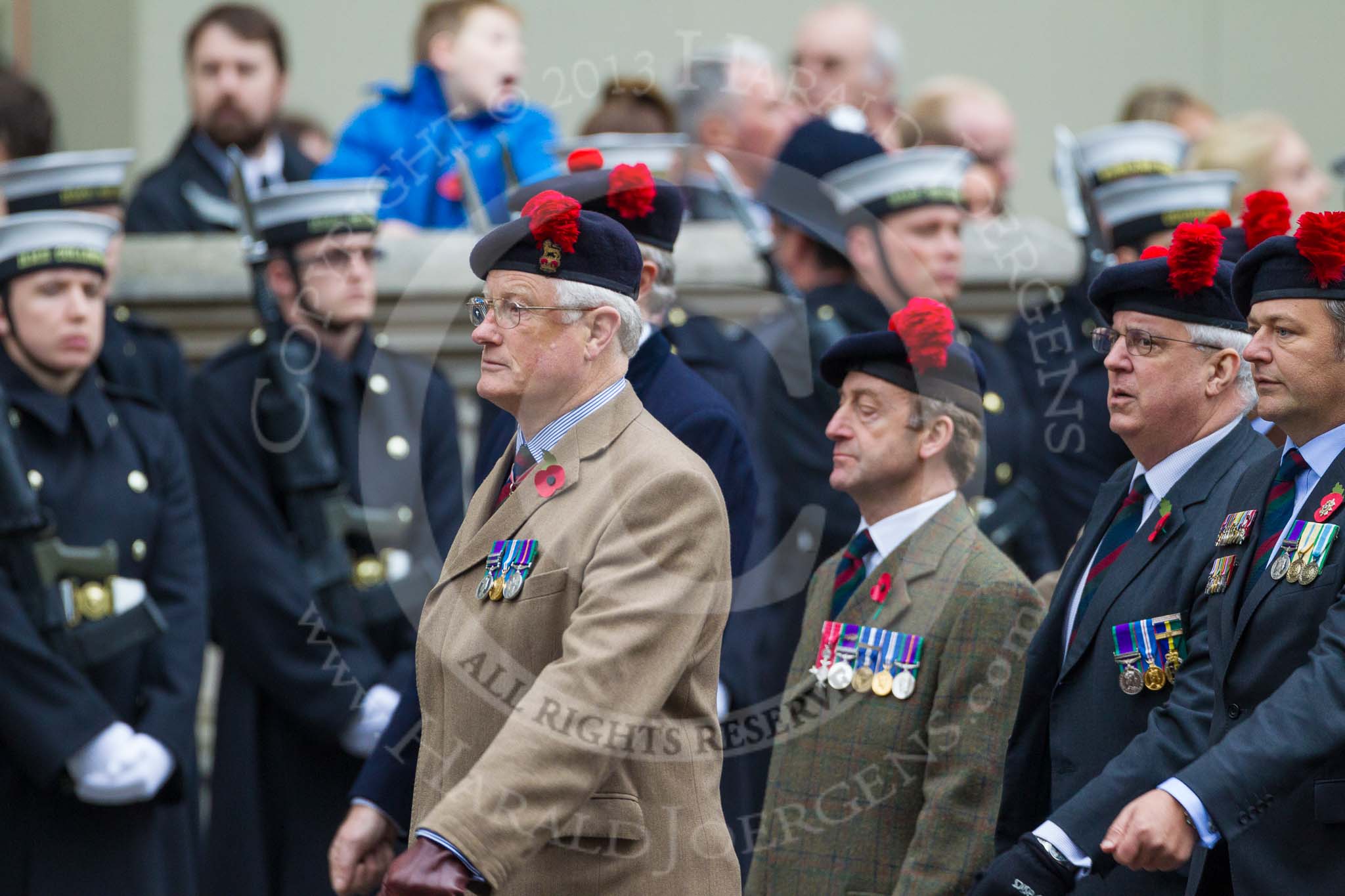 Remembrance Sunday at the Cenotaph 2015: Group A5, Black Watch Association.
Cenotaph, Whitehall, London SW1,
London,
Greater London,
United Kingdom,
on 08 November 2015 at 12:09, image #1211