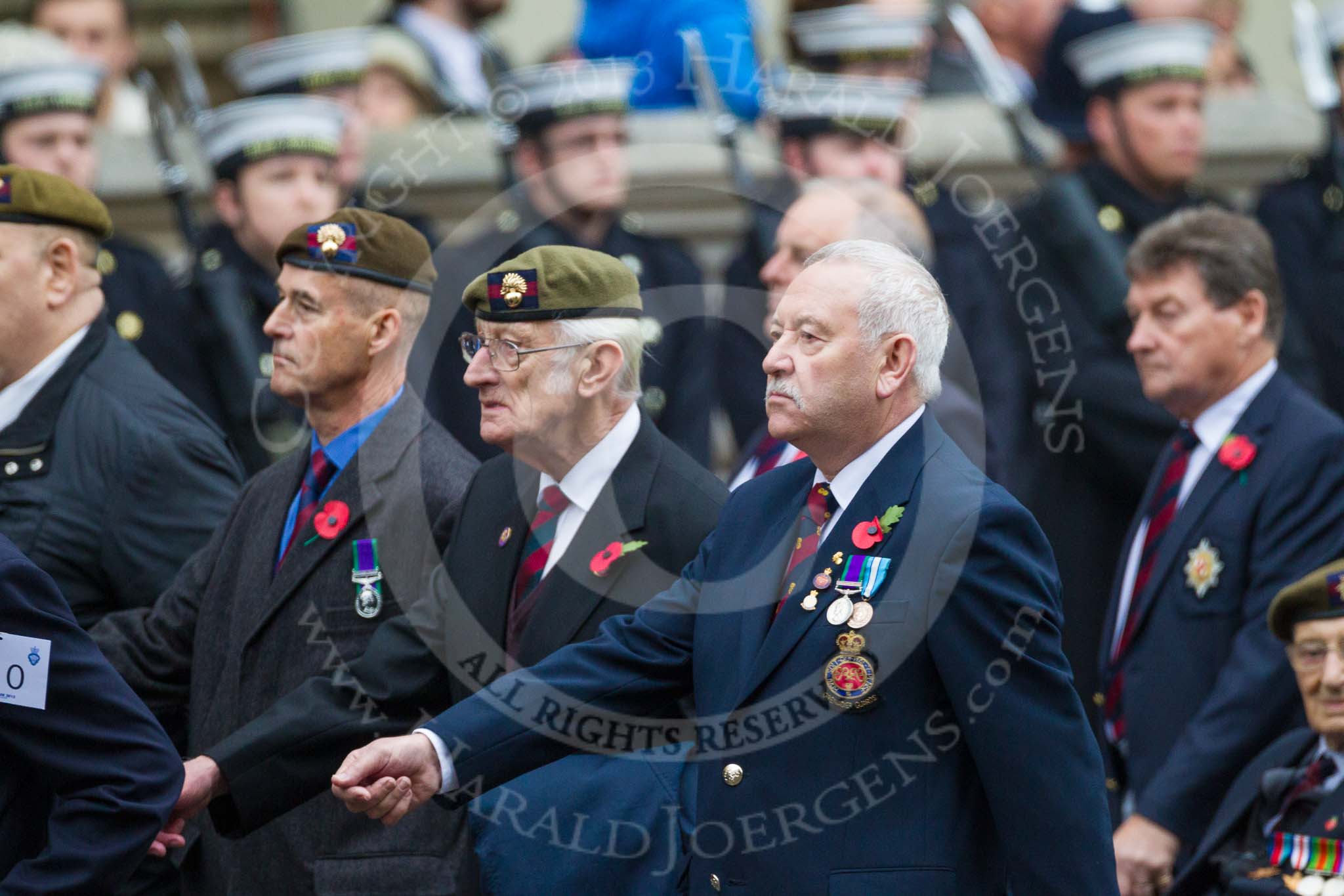 Remembrance Sunday at the Cenotaph 2015: Group A10, Grenadier Guards Association.
Cenotaph, Whitehall, London SW1,
London,
Greater London,
United Kingdom,
on 08 November 2015 at 12:10, image #1255