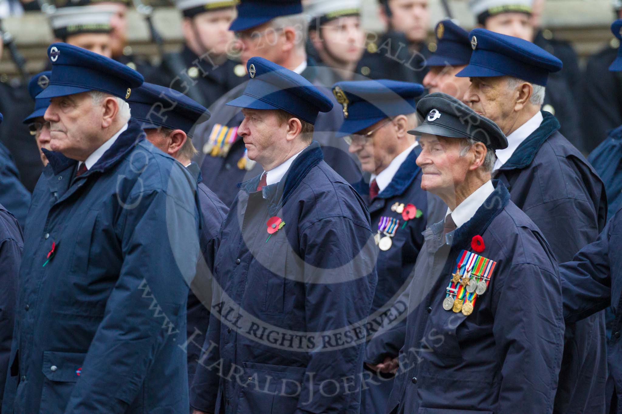 Remembrance Sunday at the Cenotaph 2015: Group M1, Transport for London.
Cenotaph, Whitehall, London SW1,
London,
Greater London,
United Kingdom,
on 08 November 2015 at 12:14, image #1419