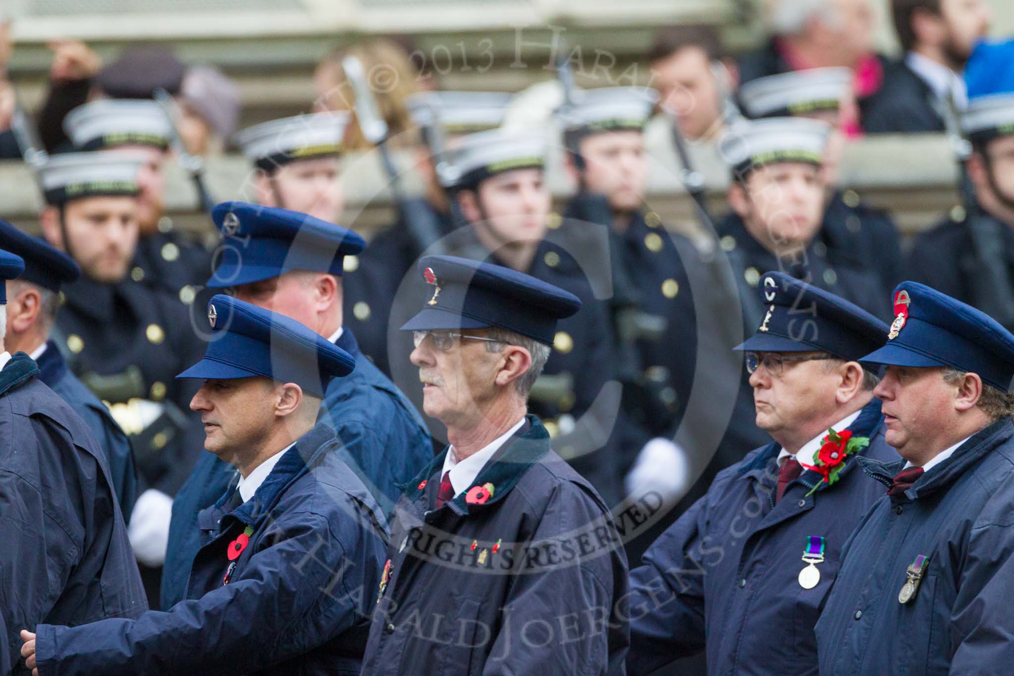 Remembrance Sunday at the Cenotaph 2015: Group M1, Transport for London.
Cenotaph, Whitehall, London SW1,
London,
Greater London,
United Kingdom,
on 08 November 2015 at 12:14, image #1420