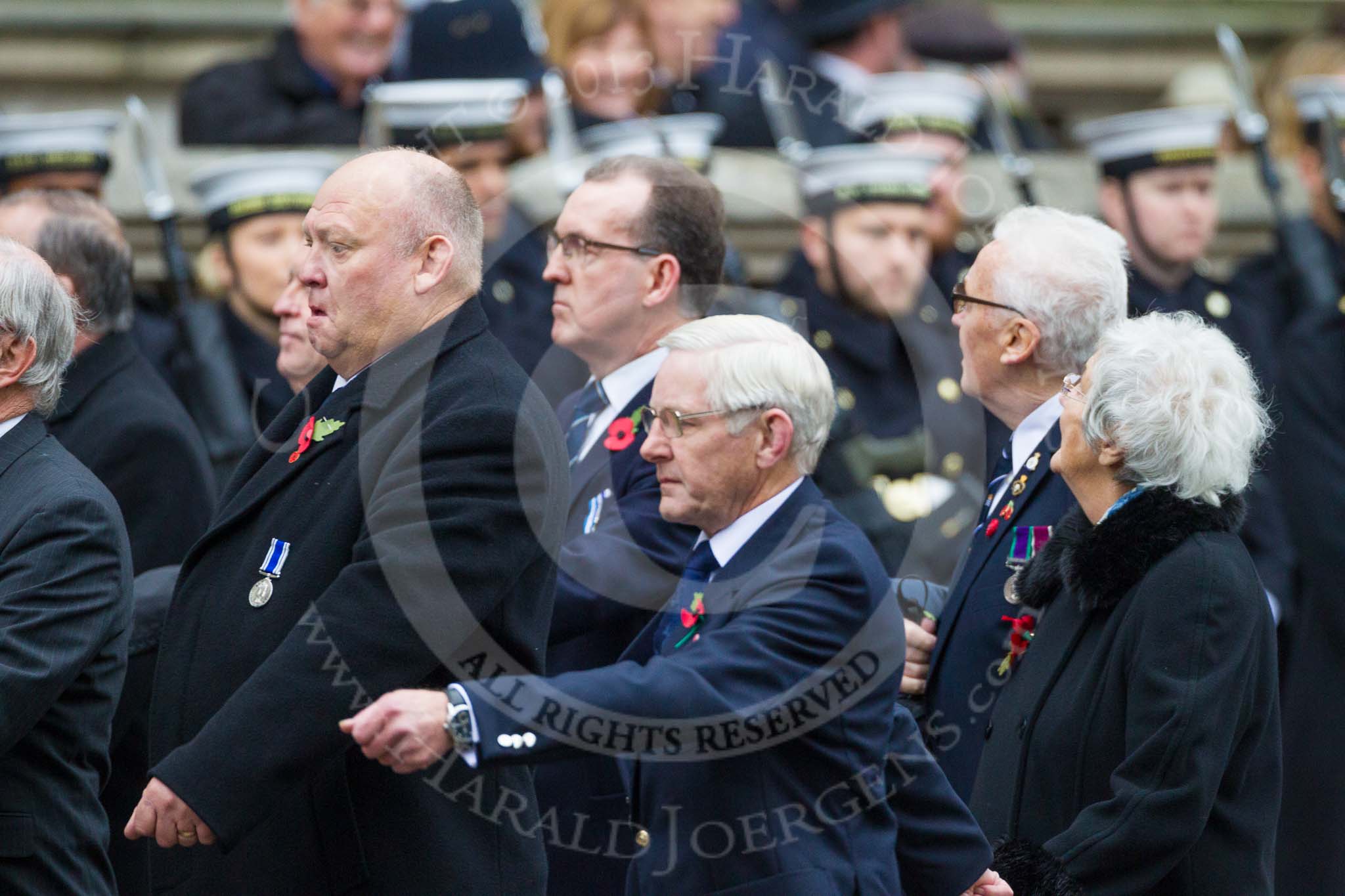 Remembrance Sunday at the Cenotaph 2015: Group M11, National Association of Retired Police Officers.
Cenotaph, Whitehall, London SW1,
London,
Greater London,
United Kingdom,
on 08 November 2015 at 12:15, image #1473