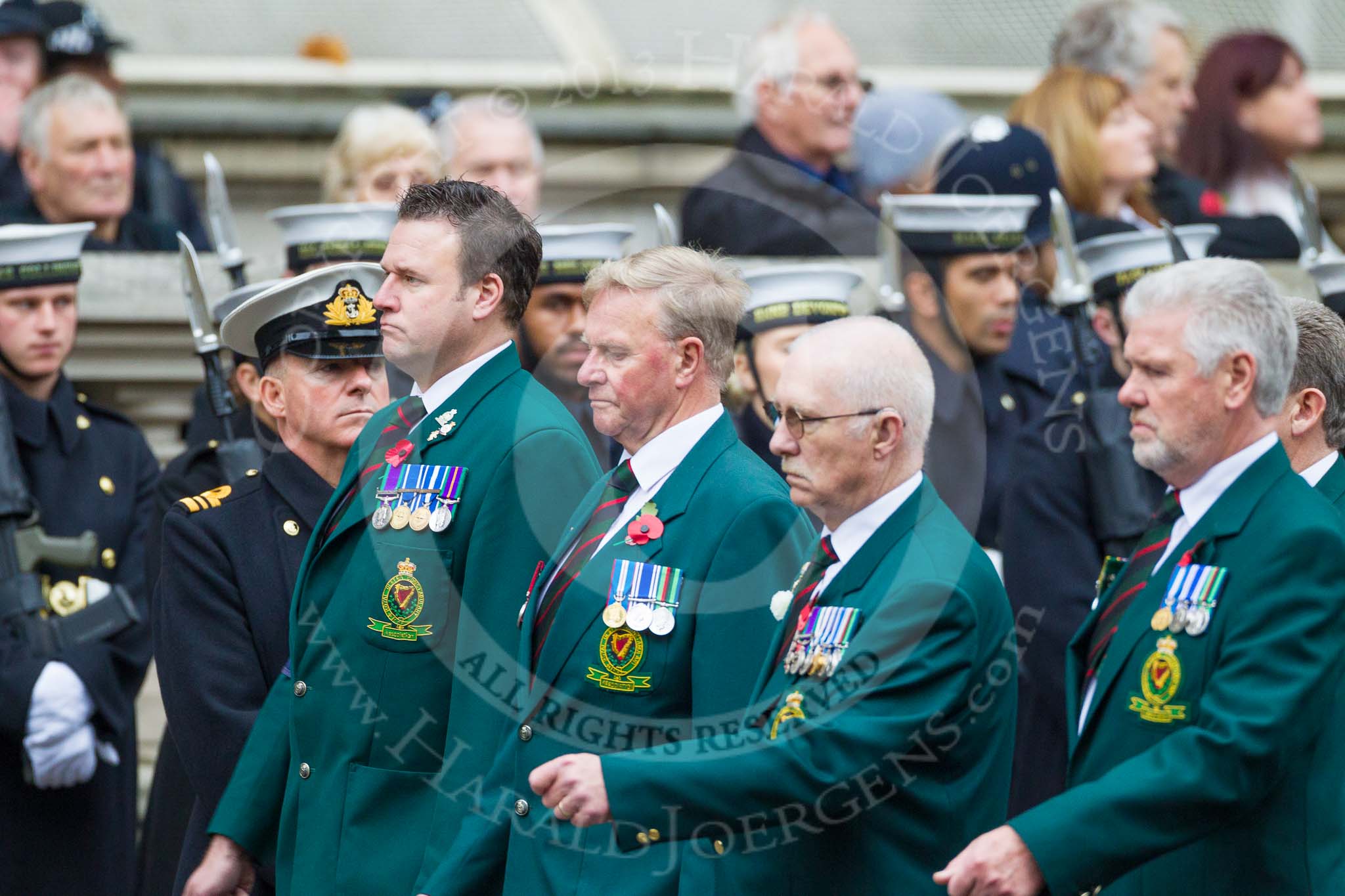 Remembrance Sunday at the Cenotaph 2015: Group M19, Royal Ulster Constabulary (GC) Association.
Cenotaph, Whitehall, London SW1,
London,
Greater London,
United Kingdom,
on 08 November 2015 at 12:16, image #1525
