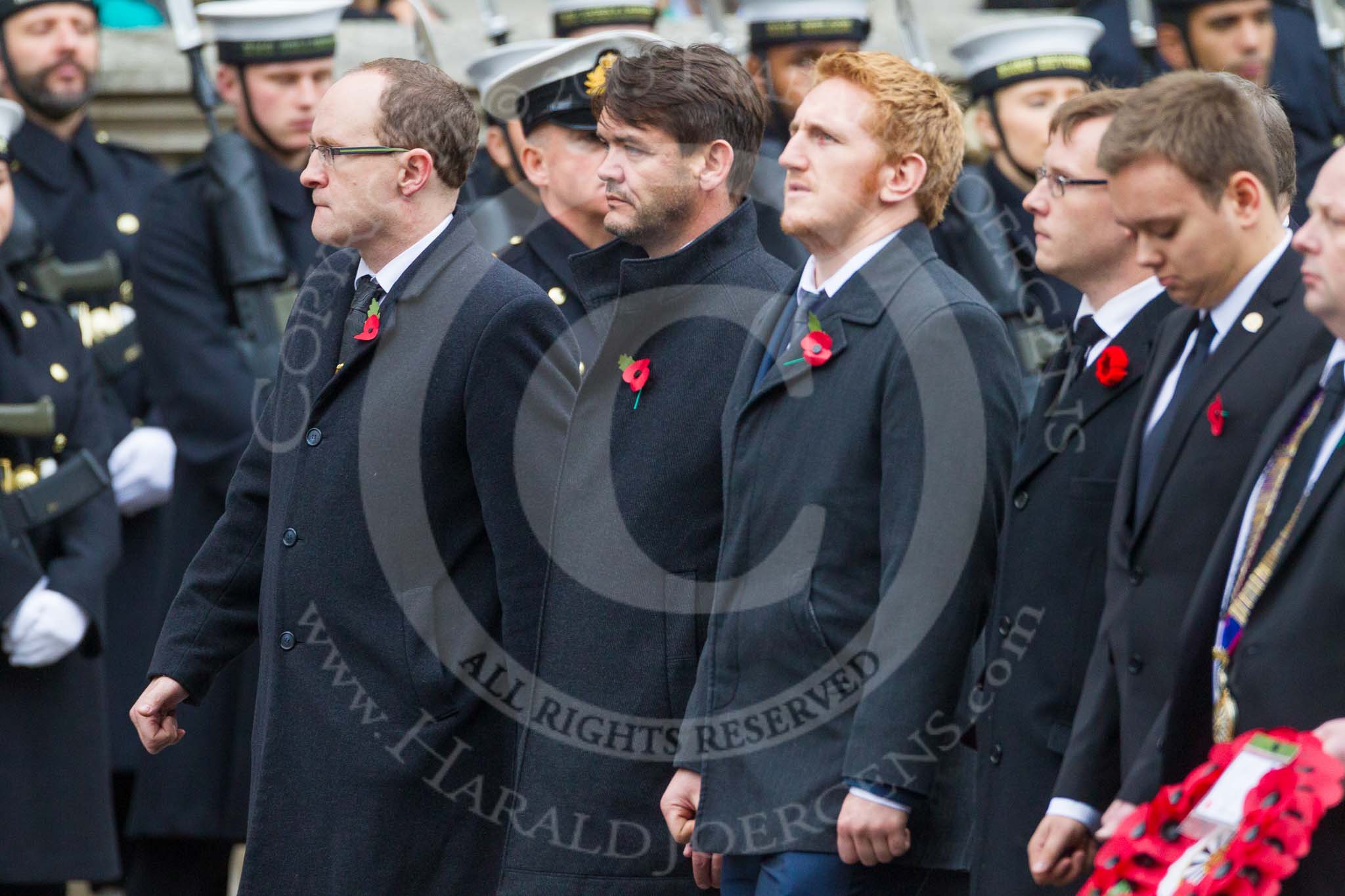 Remembrance Sunday at the Cenotaph 2015: Group M40, National Association of Round Tables.
Cenotaph, Whitehall, London SW1,
London,
Greater London,
United Kingdom,
on 08 November 2015 at 12:19, image #1662