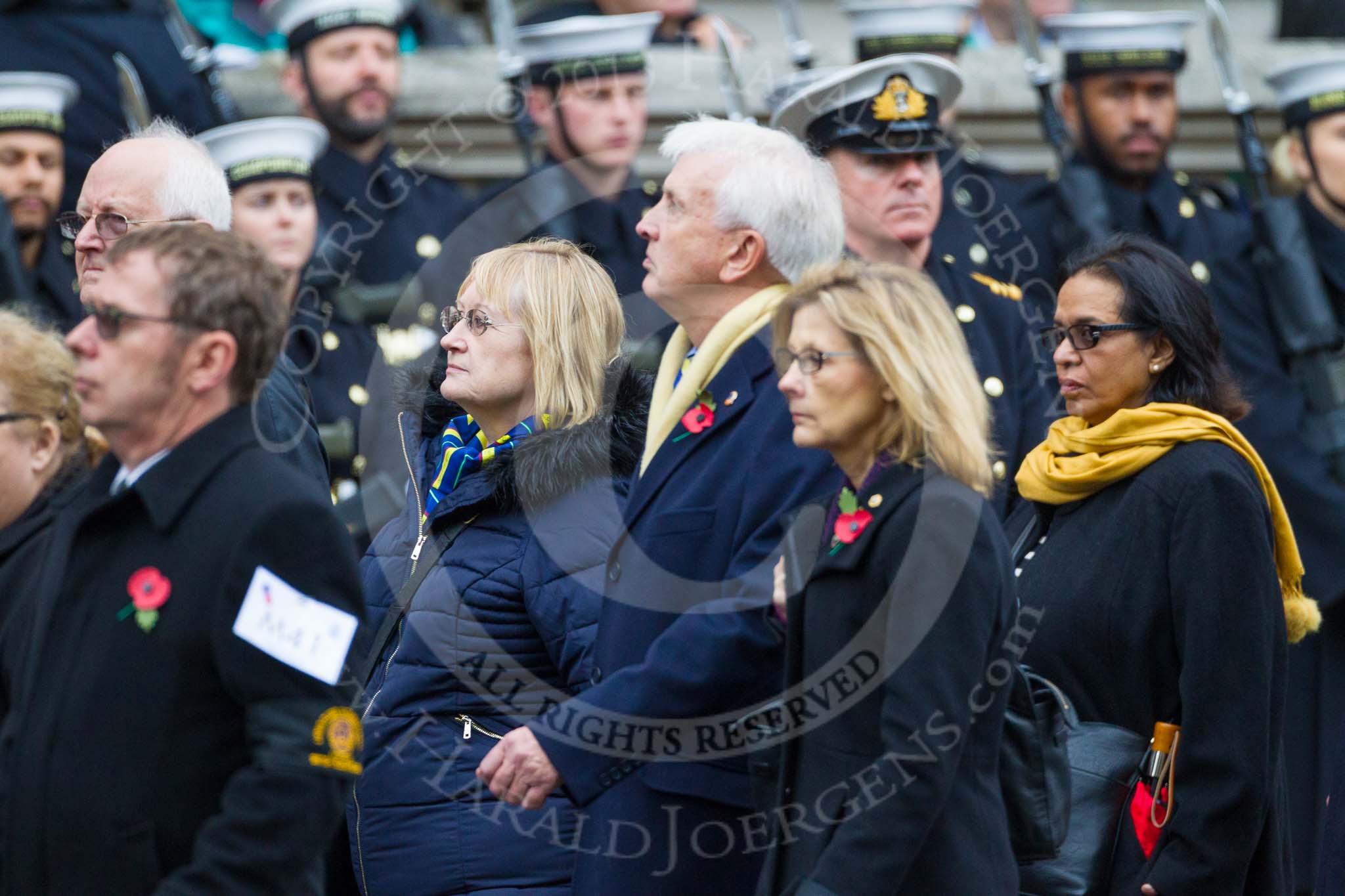 Remembrance Sunday at the Cenotaph 2015: Group M41, Lions Club International.
Cenotaph, Whitehall, London SW1,
London,
Greater London,
United Kingdom,
on 08 November 2015 at 12:19, image #1671
