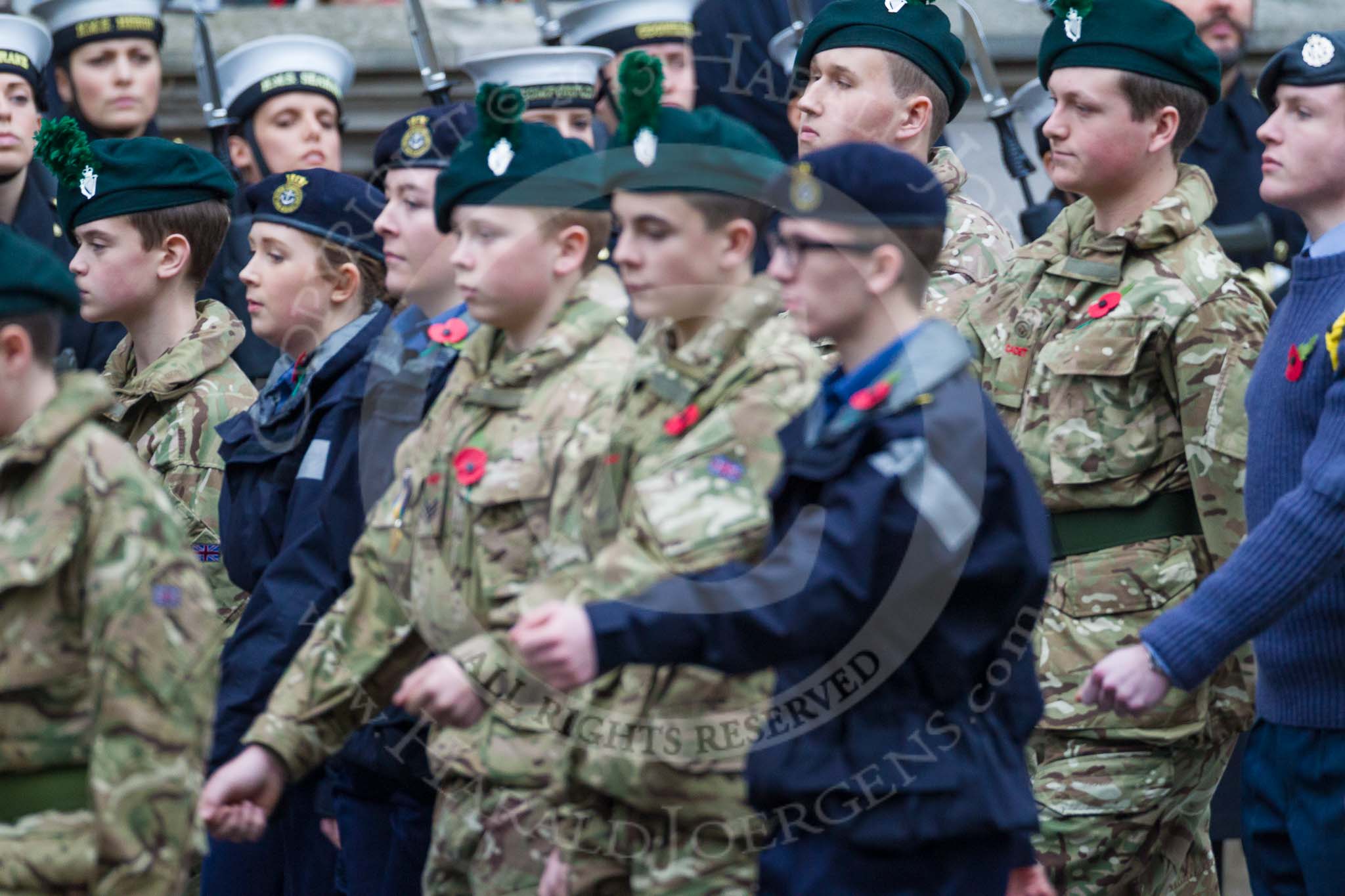 Remembrance Sunday at the Cenotaph 2015: Group M46, Sea Cadet Corps.
Cenotaph, Whitehall, London SW1,
London,
Greater London,
United Kingdom,
on 08 November 2015 at 12:20, image #1695