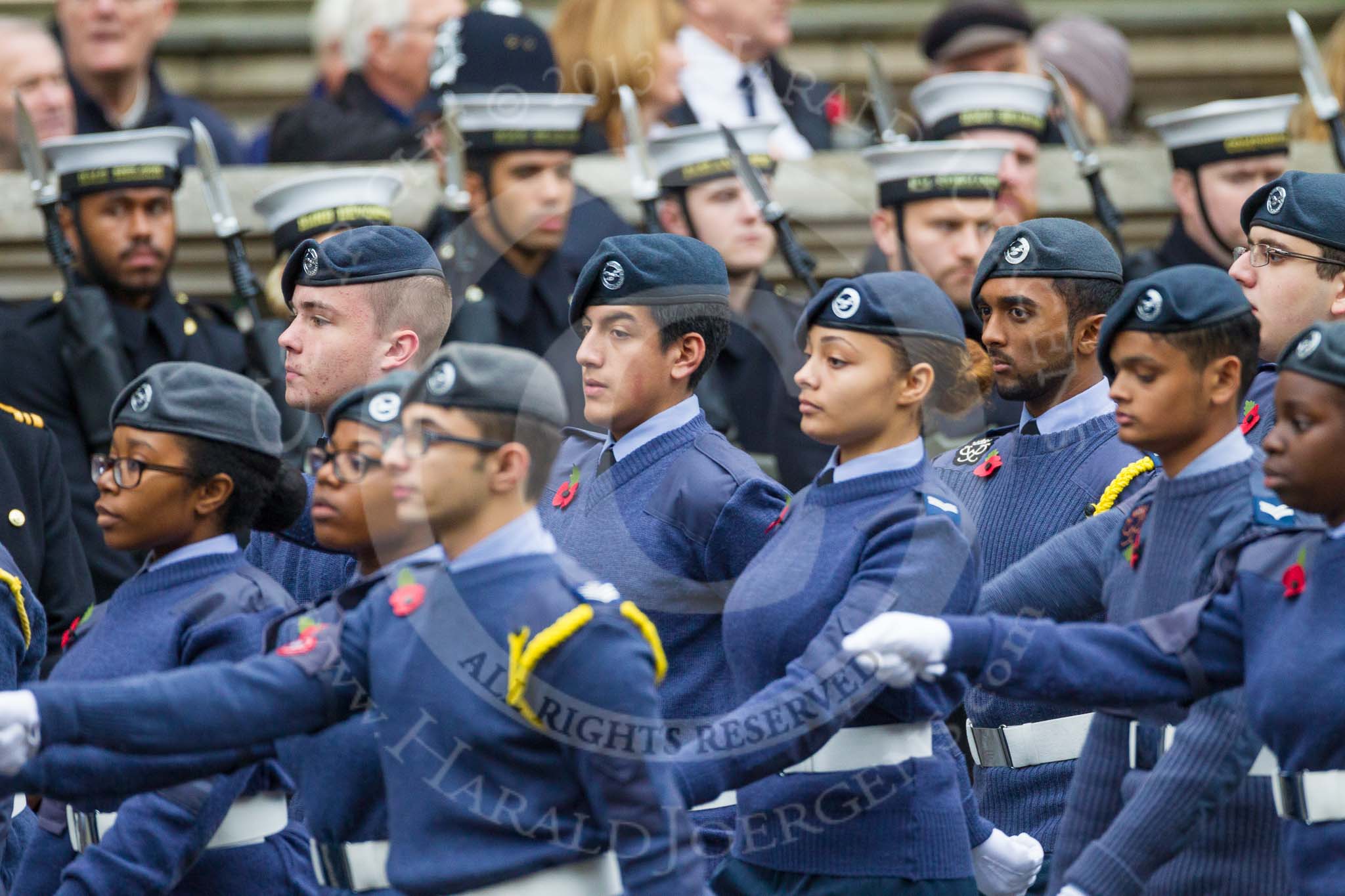 Remembrance Sunday at the Cenotaph 2015: Group M49, Air Training Corps.
Cenotaph, Whitehall, London SW1,
London,
Greater London,
United Kingdom,
on 08 November 2015 at 12:20, image #1716