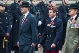 Remembrance Sunday at the Cenotaph 2015: Group B24, Queen's Royal Hussars (The Queen's Own & Royal Irish).
Cenotaph, Whitehall, London SW1,
London,
Greater London,
United Kingdom,
on 08 November 2015 at 11:41, image #184