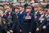 Remembrance Sunday at the Cenotaph 2015: Group B25, Kings Royal Hussars Regimental Association.
Cenotaph, Whitehall, London SW1,
London,
Greater London,
United Kingdom,
on 08 November 2015 at 11:41, image #188