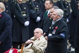 Remembrance Sunday at the Cenotaph 2015: Group B40, British Resistance Movement (Coleshill Auxiliary Research Team).
Cenotaph, Whitehall, London SW1,
London,
Greater London,
United Kingdom,
on 08 November 2015 at 11:44, image #314