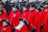 Remembrance Sunday at the Cenotaph 2015: Group B43, Royal Hospital Chelsea.
Cenotaph, Whitehall, London SW1,
London,
Greater London,
United Kingdom,
on 08 November 2015 at 11:45, image #349