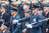 Remembrance Sunday at the Cenotaph 2015: Group C16, RAFSE(s) Assoc (New for 2015).
Cenotaph, Whitehall, London SW1,
London,
Greater London,
United Kingdom,
on 08 November 2015 at 11:49, image #515