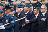 Remembrance Sunday at the Cenotaph 2015: Group C16, RAFSE(s) Assoc (New for 2015).
Cenotaph, Whitehall, London SW1,
London,
Greater London,
United Kingdom,
on 08 November 2015 at 11:49, image #516