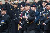 Remembrance Sunday at the Cenotaph 2015: Group D4, Army Dog Unit Northern Ireland Association.
Cenotaph, Whitehall, London SW1,
London,
Greater London,
United Kingdom,
on 08 November 2015 at 11:52, image #604