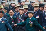 Remembrance Sunday at the Cenotaph 2015: Group D16, Gurkha Brigade Association.
Cenotaph, Whitehall, London SW1,
London,
Greater London,
United Kingdom,
on 08 November 2015 at 11:54, image #680