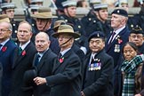 Remembrance Sunday at the Cenotaph 2015: Group D16, Gurkha Brigade Association.
Cenotaph, Whitehall, London SW1,
London,
Greater London,
United Kingdom,
on 08 November 2015 at 11:54, image #684