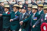 Remembrance Sunday at the Cenotaph 2015: Group D17, British Gurkha Welfare Society.
Cenotaph, Whitehall, London SW1,
London,
Greater London,
United Kingdom,
on 08 November 2015 at 11:54, image #694