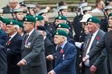 Remembrance Sunday at the Cenotaph 2015: Group E1, Royal Marines Association.
Cenotaph, Whitehall, London SW1,
London,
Greater London,
United Kingdom,
on 08 November 2015 at 11:58, image #795