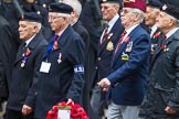 Remembrance Sunday at the Cenotaph 2015: Group F13, National Service Veterans Alliance.
Cenotaph, Whitehall, London SW1,
London,
Greater London,
United Kingdom,
on 08 November 2015 at 12:05, image #1061