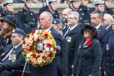 Remembrance Sunday at the Cenotaph 2015: Group F16, National Gulf Veterans & Families Association.
Cenotaph, Whitehall, London SW1,
London,
Greater London,
United Kingdom,
on 08 November 2015 at 12:06, image #1086